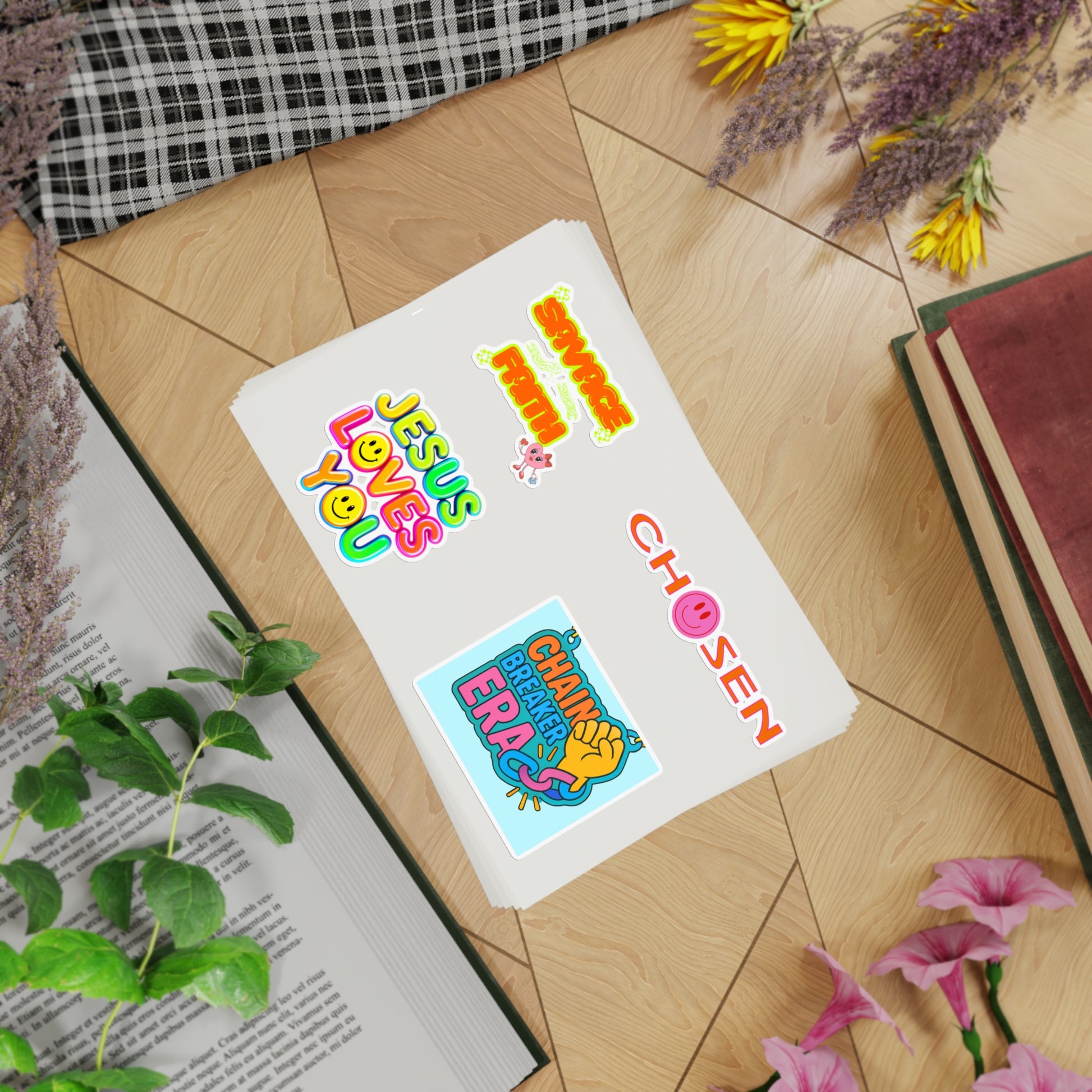 Sticker Sheet Bundle, 5pcs