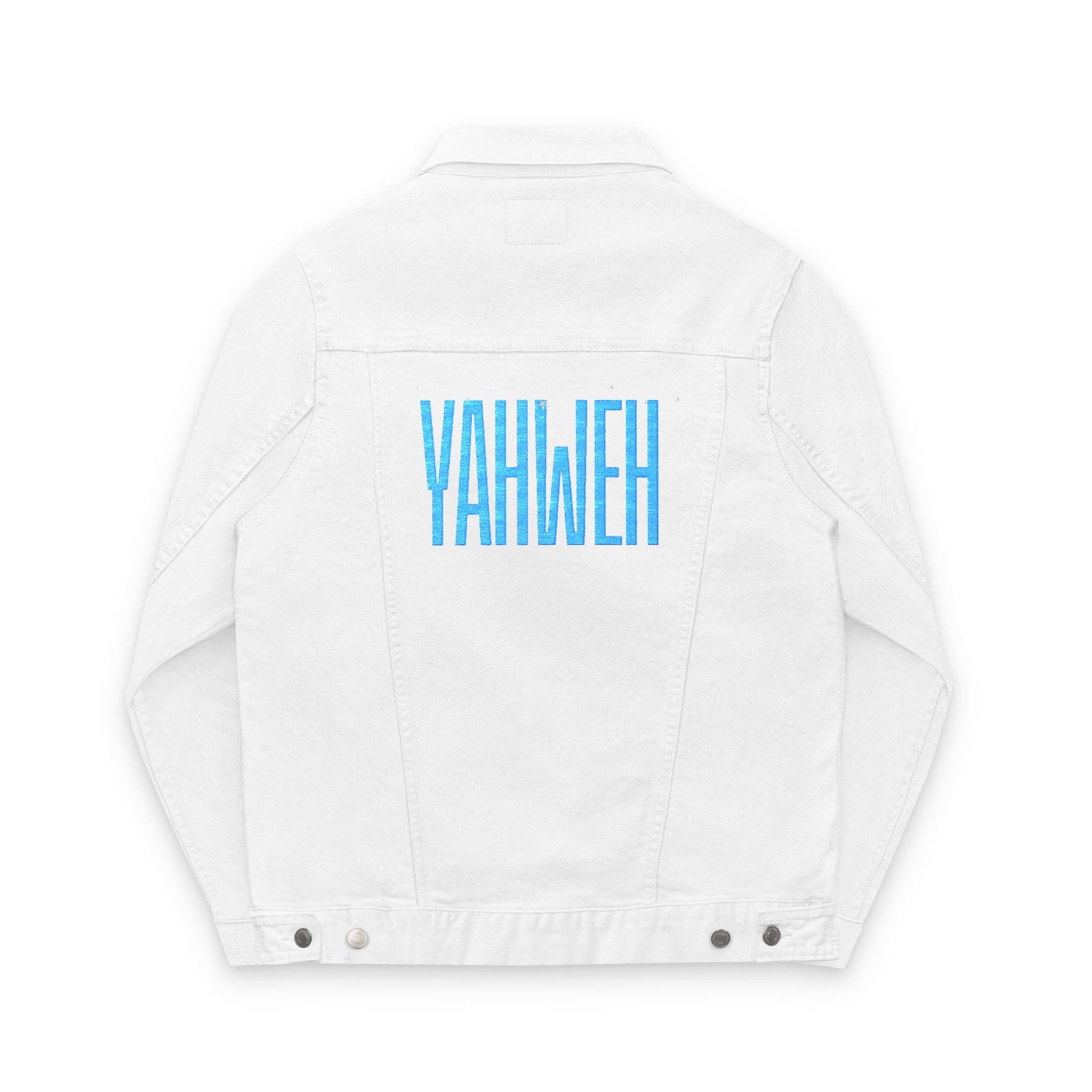 Embroidered Denim Jacket - YAHWEH Design