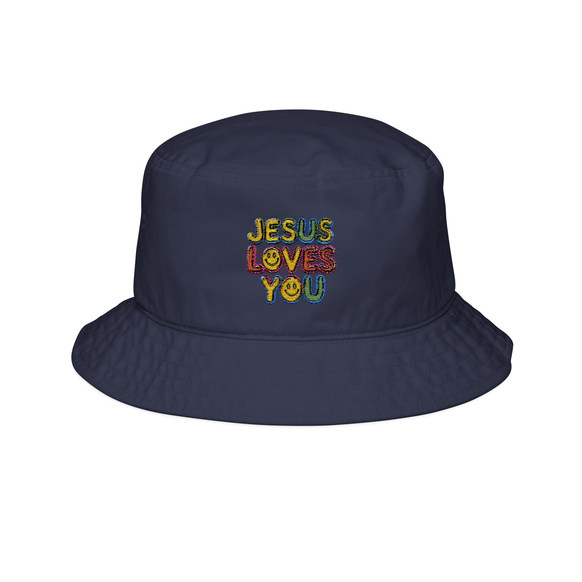 Bucket Hat (Embroidered) - JESUS LOVES YOU