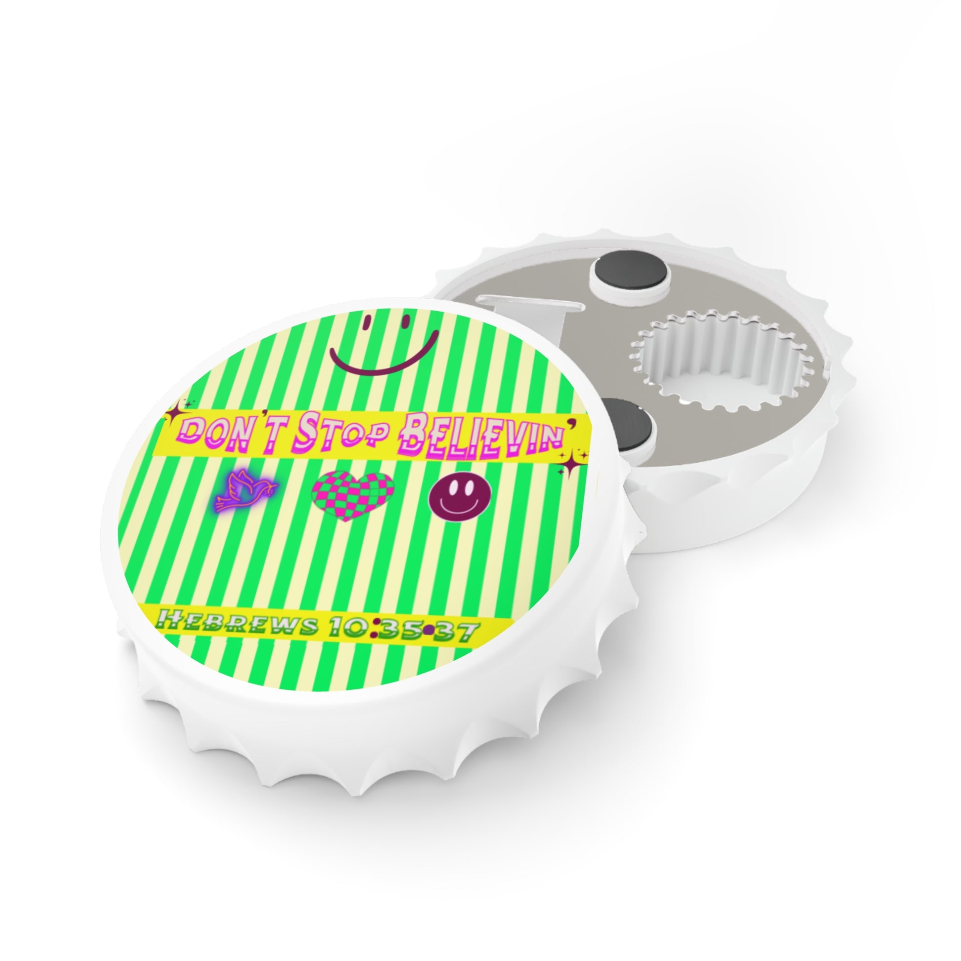 Bottle Opener - Don't Stop Believin' Gift for Music Lovers