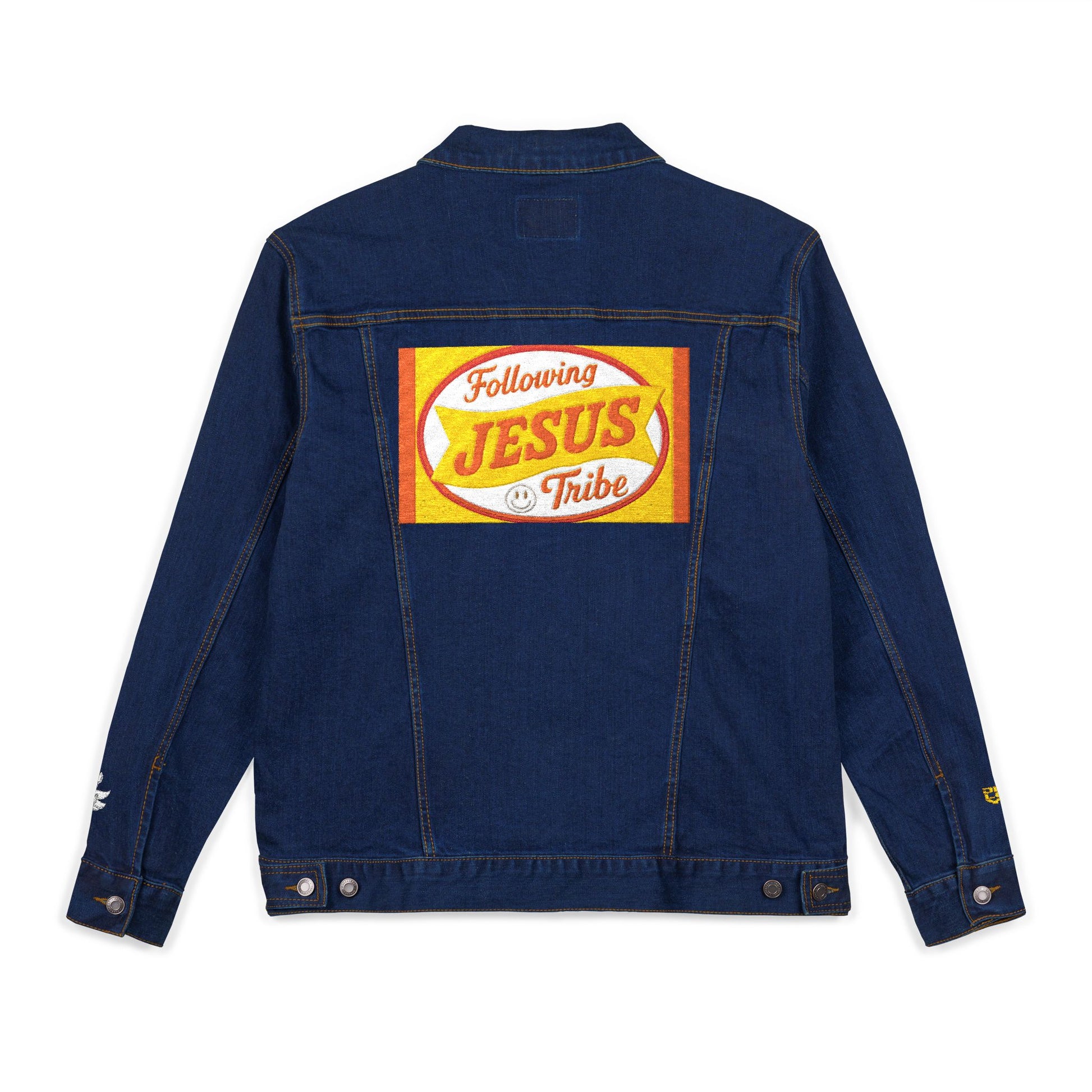 Embroidered Denim Jacket - following JESUS Tribe