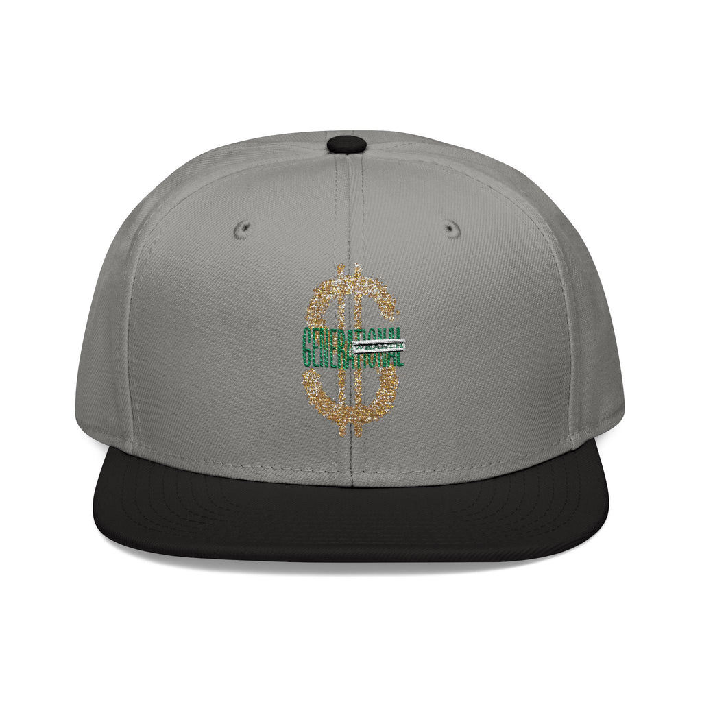 Snapback Cap Generational Wealth Embroidery Hat