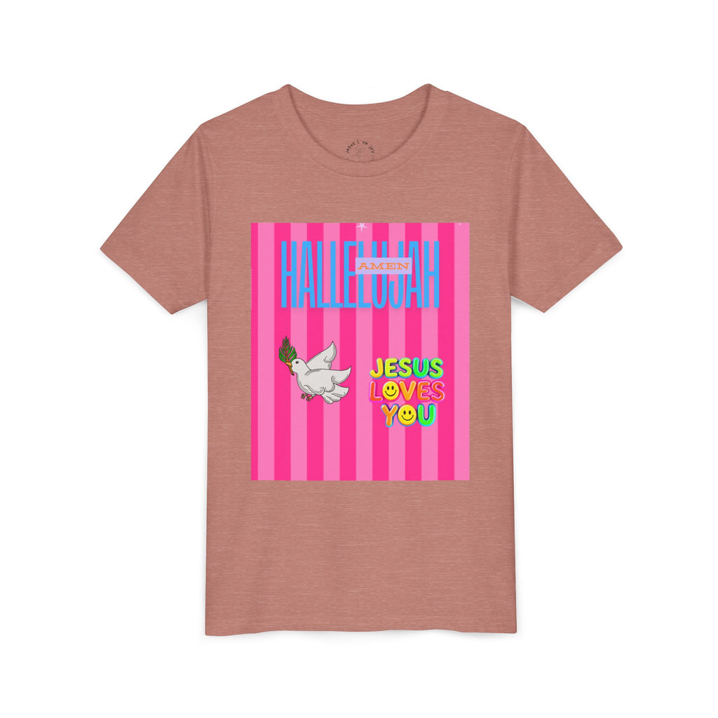 Youth Short Sleeve Tee - 'Amen'  Typography Shirt