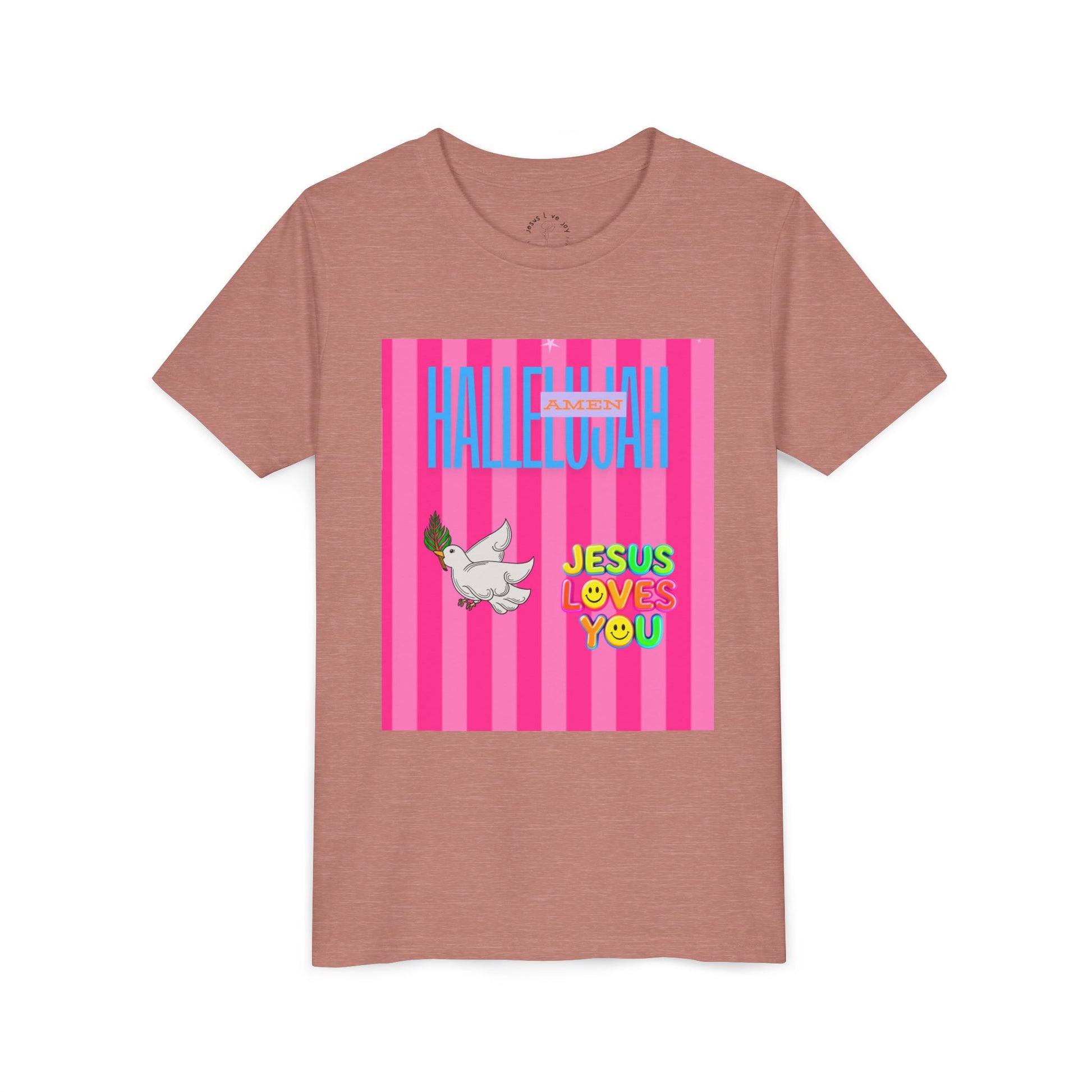 Youth Short Sleeve Tee - 'Amen'  Typography Shirt