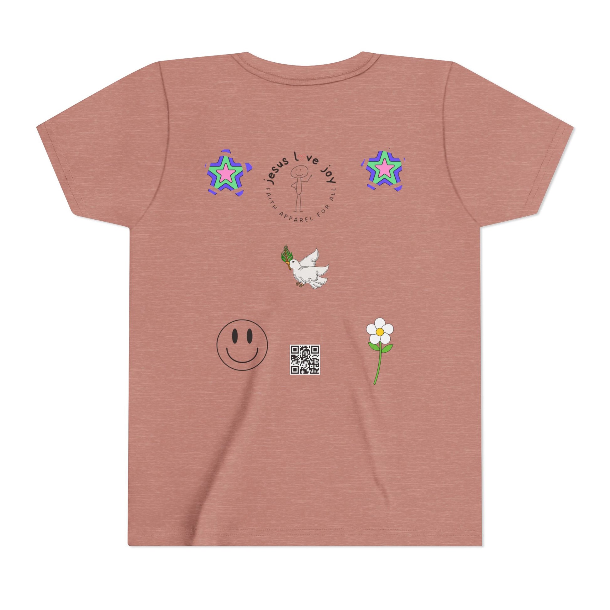 Youth Short Sleeve Tee - 'Amen'  Typography Shirt