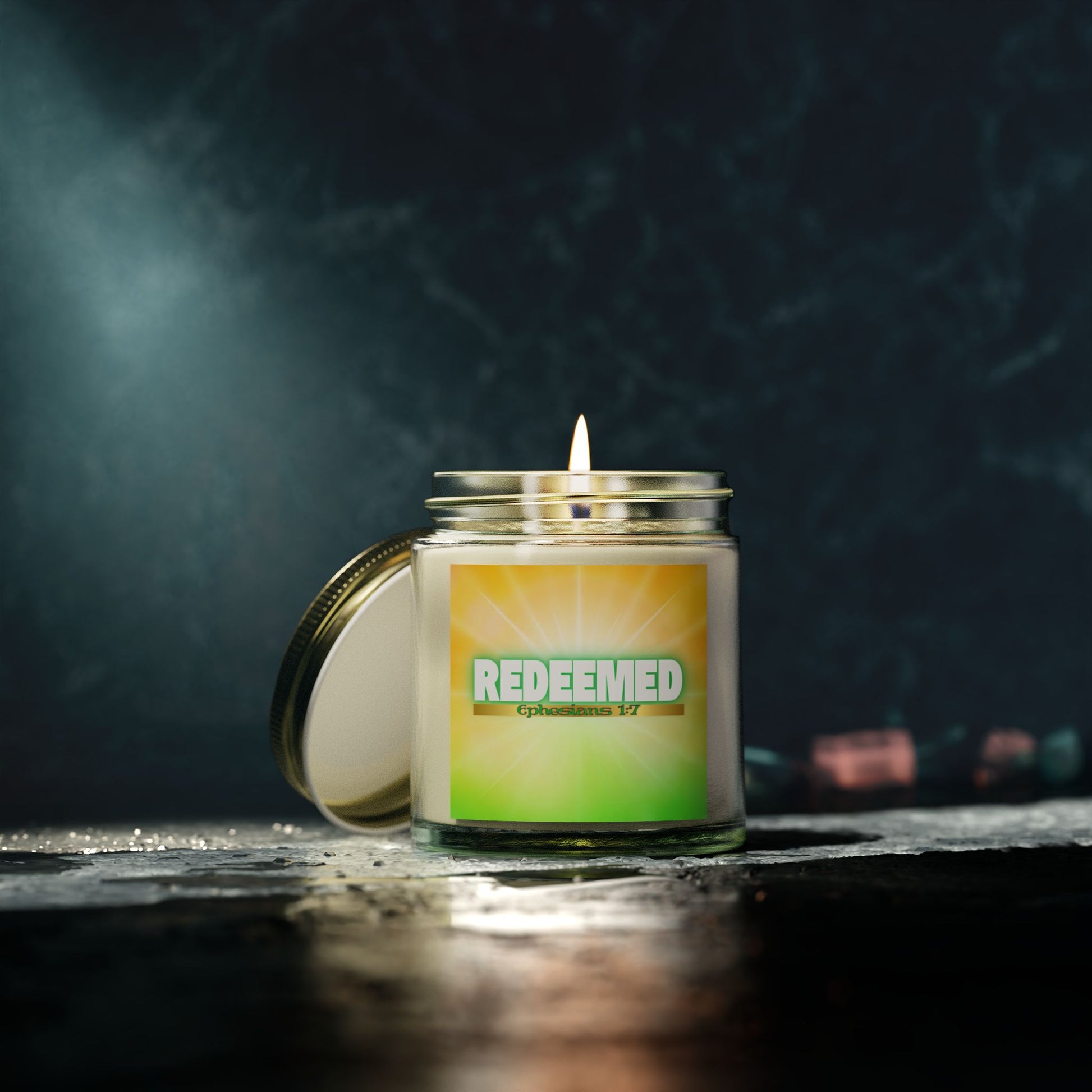 Coconut Apricot Wax Scented Candle - ‘Redeemed’