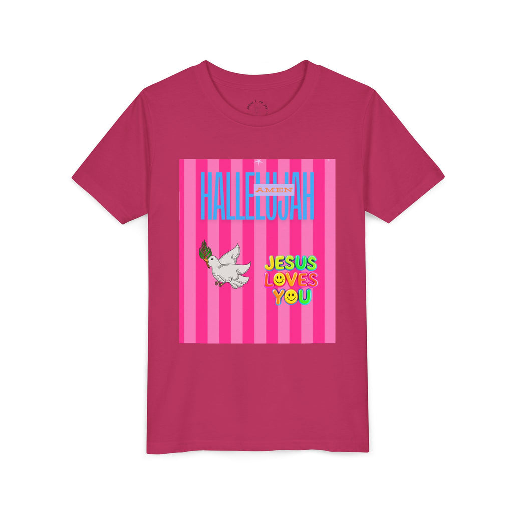 Youth Short Sleeve Tee - 'Amen'  Typography Shirt