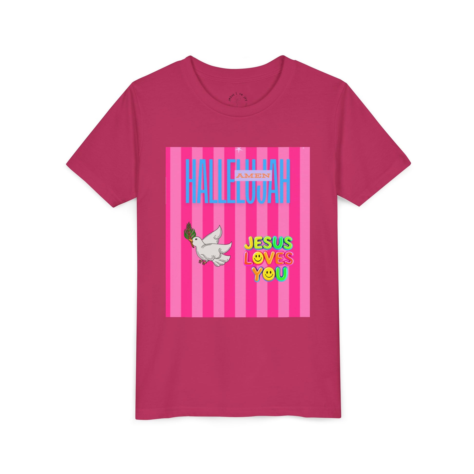 Youth Short Sleeve Tee - 'Amen'  Typography Shirt