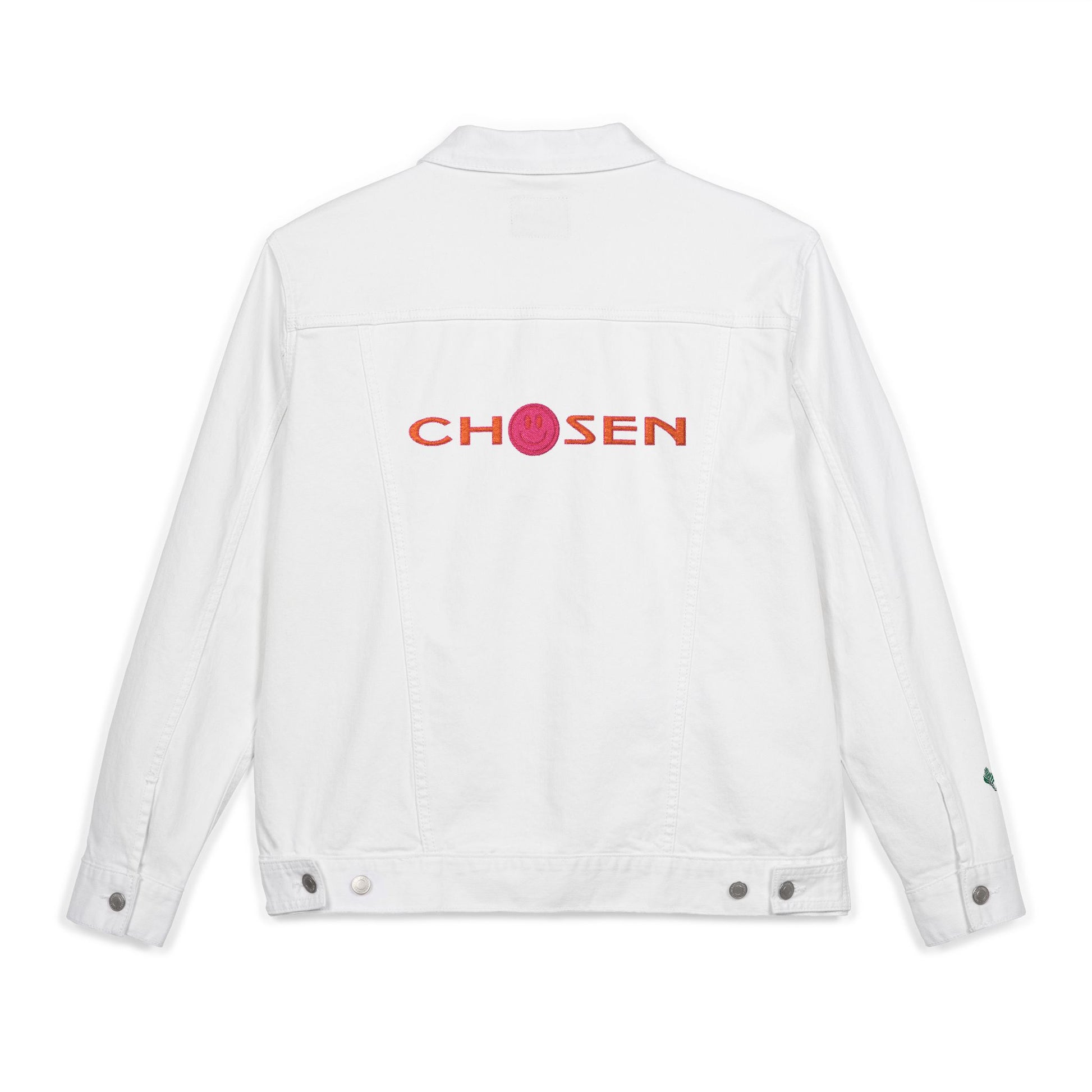 Embroidered Denim Jacket - CHOSEN by GOD