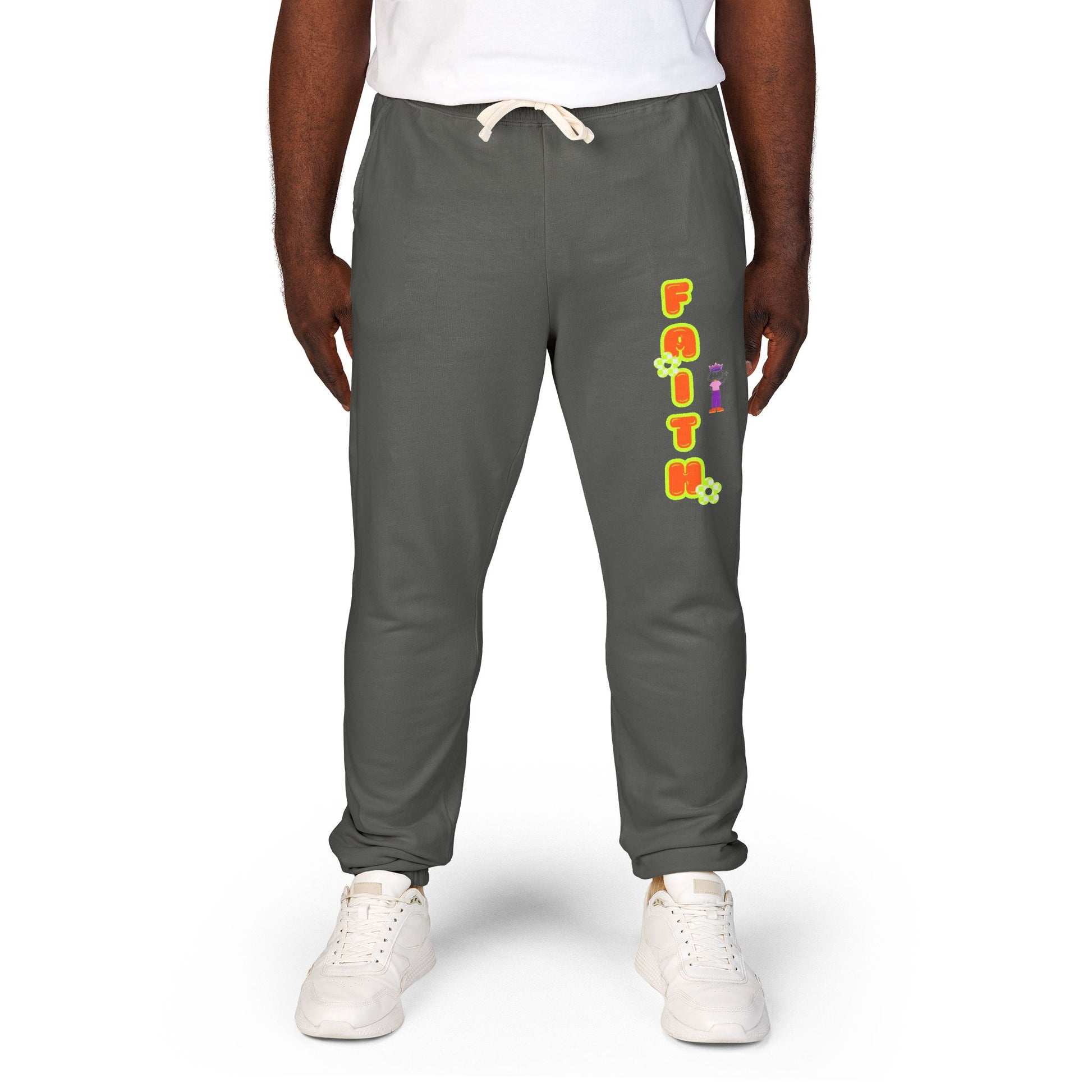 Unisex Garment-Dyed Fleece Sweatpants