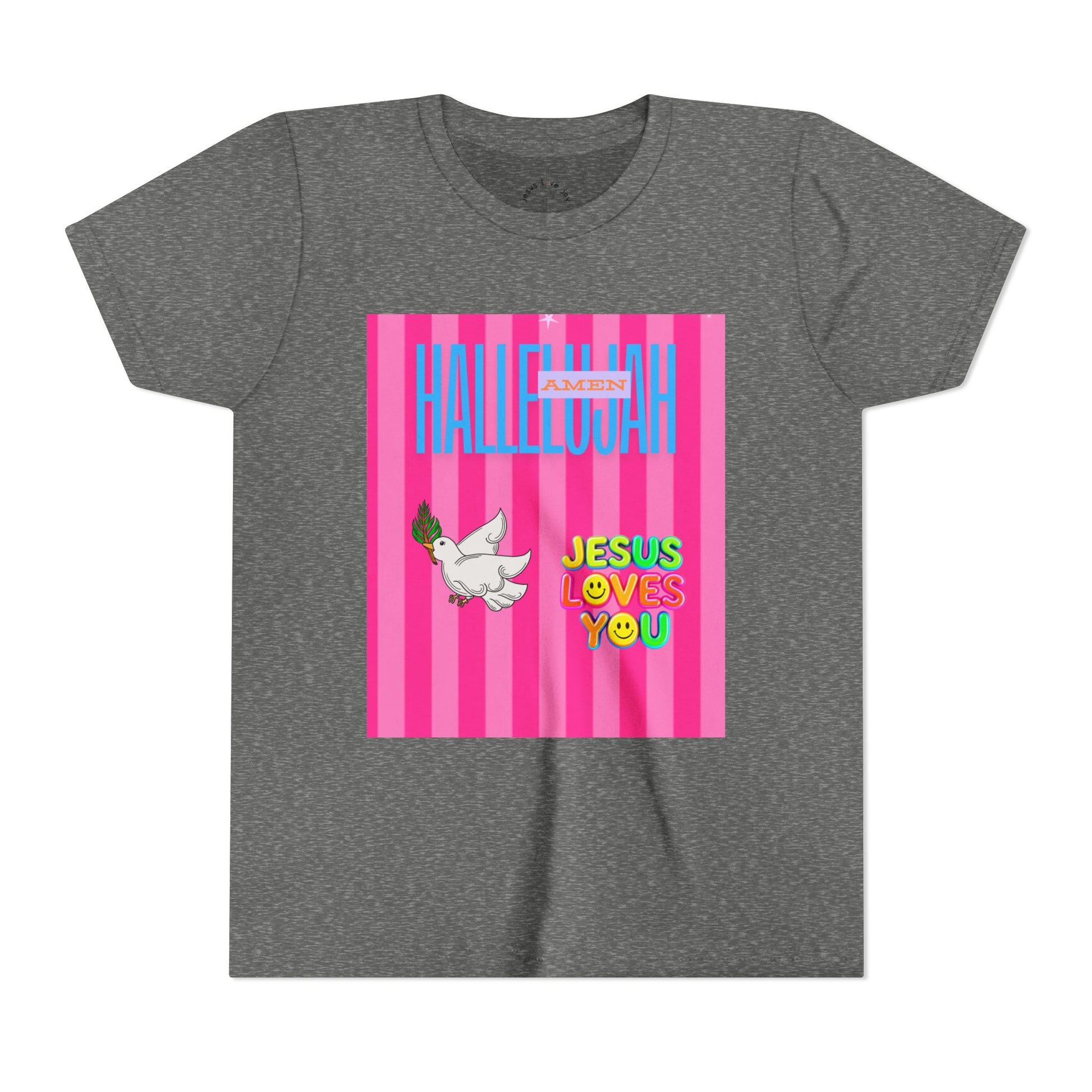 Youth Short Sleeve Tee - 'Amen'  Typography Shirt