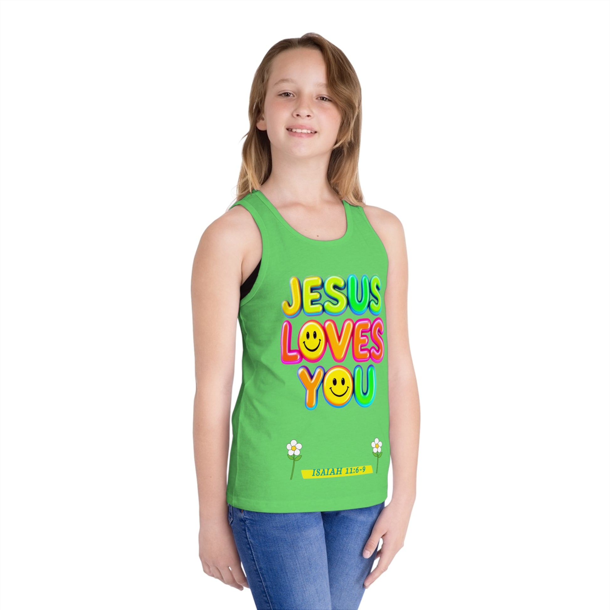 Kid's Tank Top - JESUS LOVES YOU