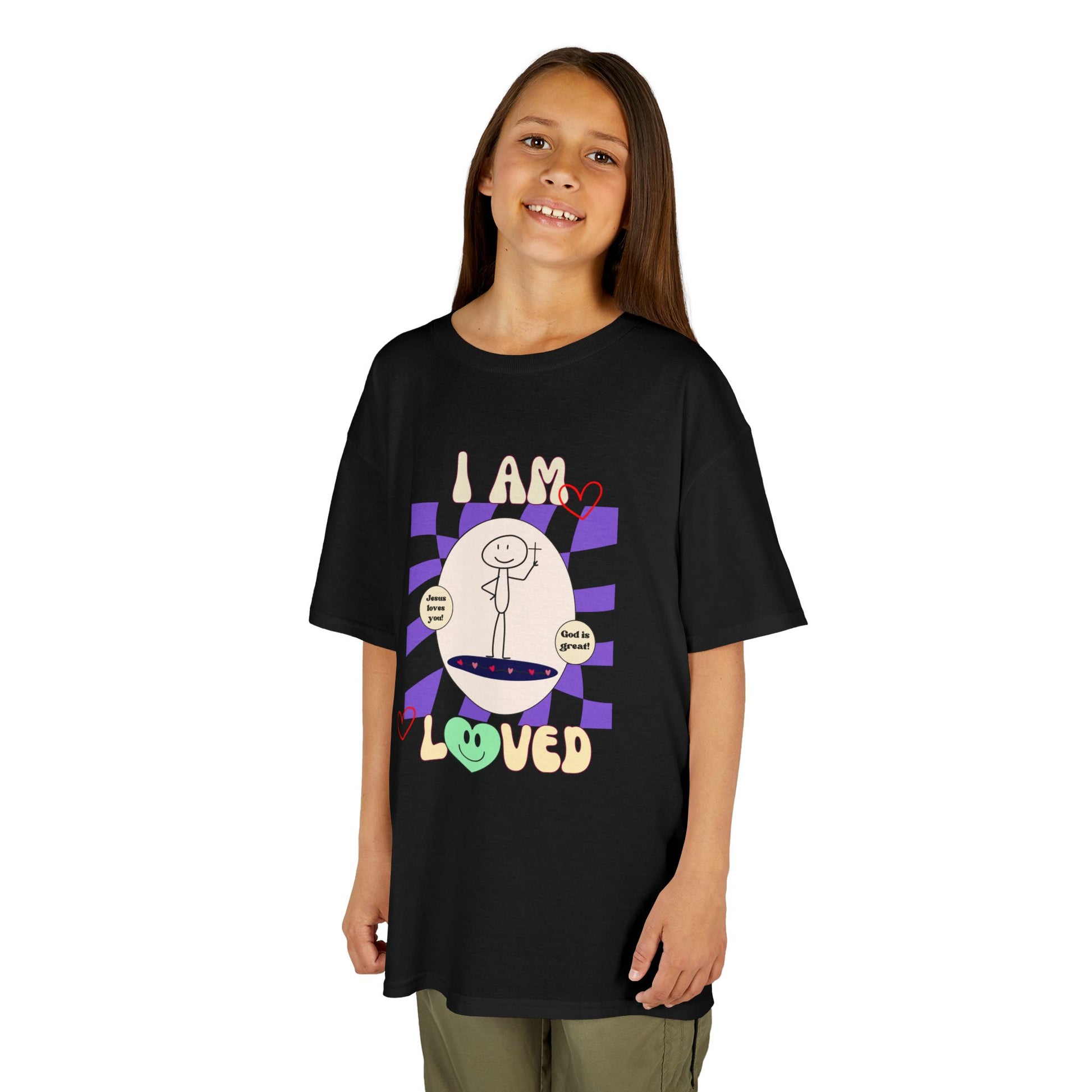 Kids Tee - I Am Loved Design