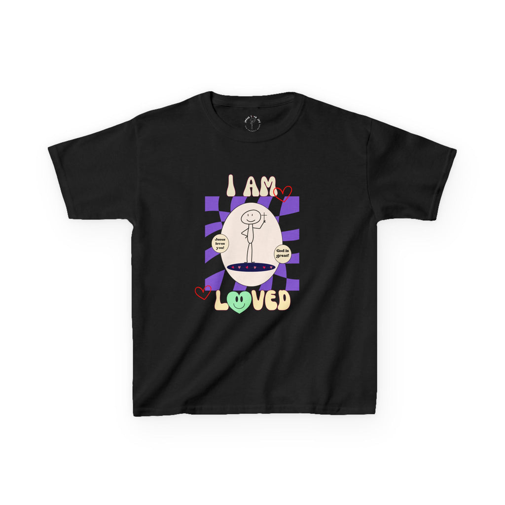 Kids Tee - I Am Loved Design