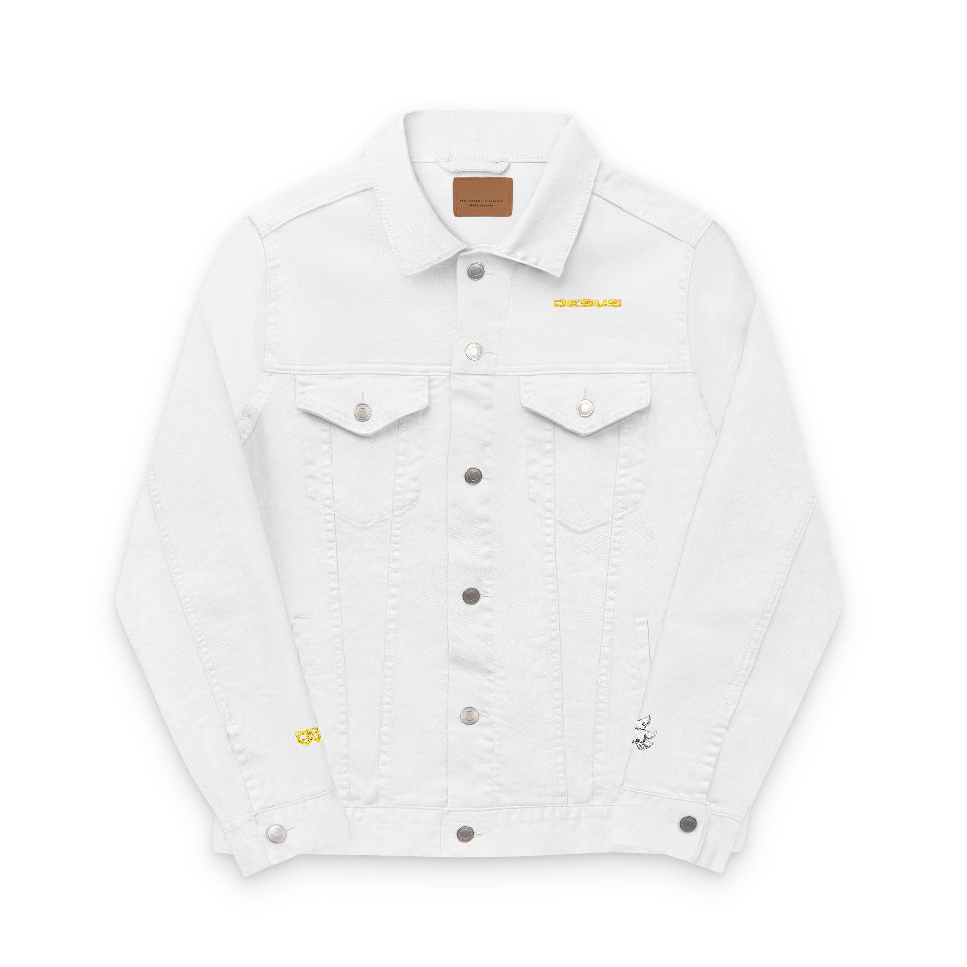 Embroidered Denim Jacket - following JESUS Tribe