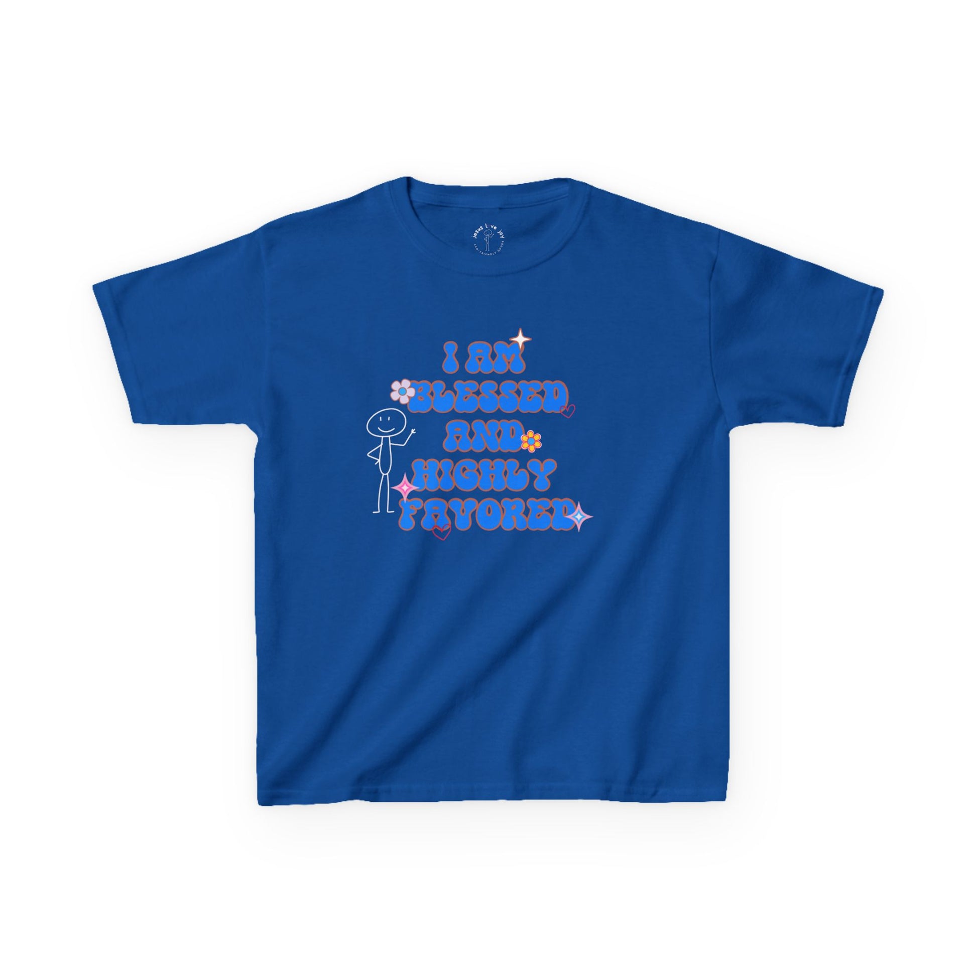Kids Tee - Blessed Heavy Cotton Shirt for the Little Ones