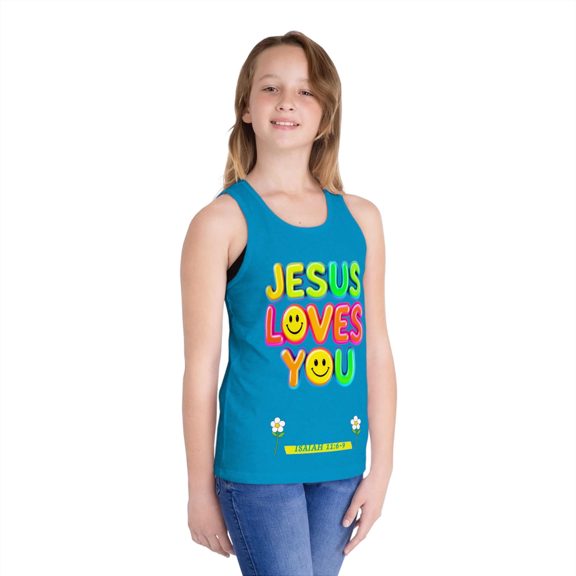 Kid's Tank Top - JESUS LOVES YOU