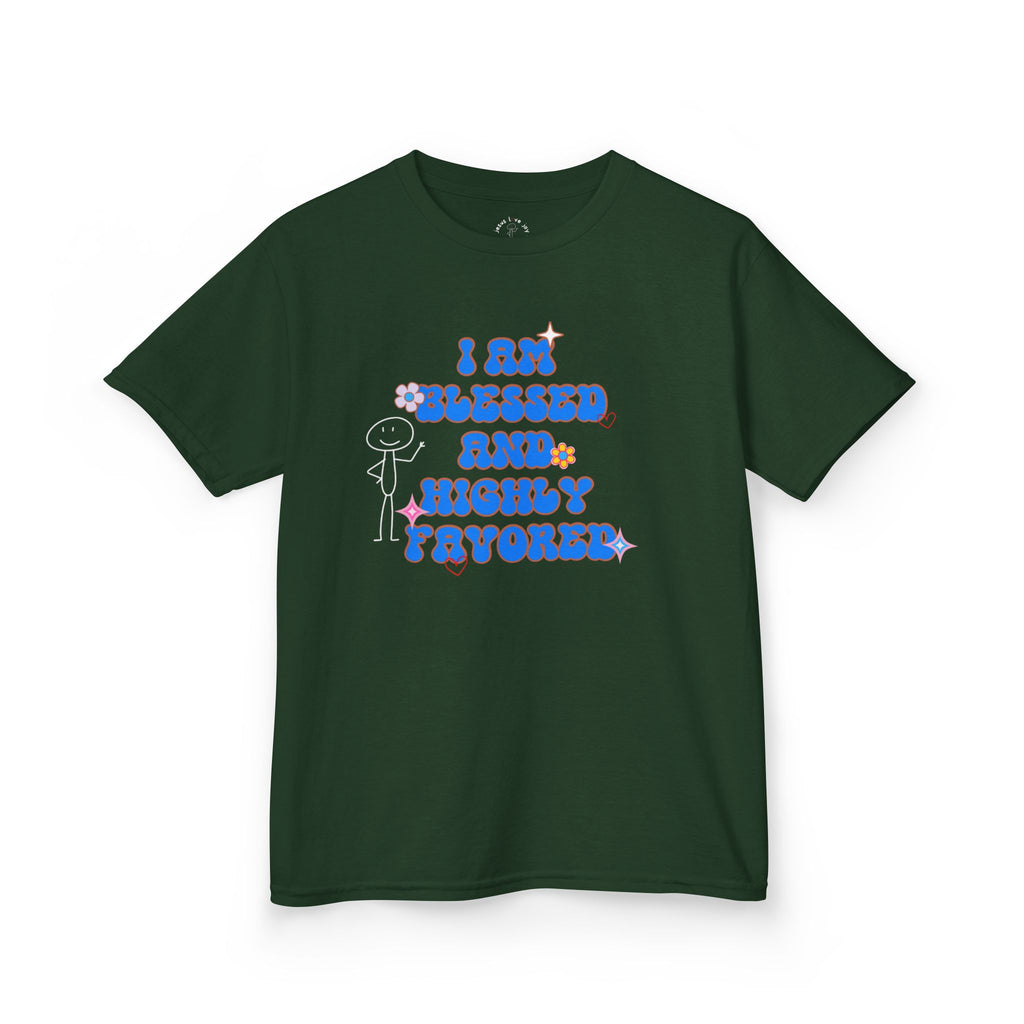 Kids Tee - Blessed Heavy Cotton Shirt for the Little Ones