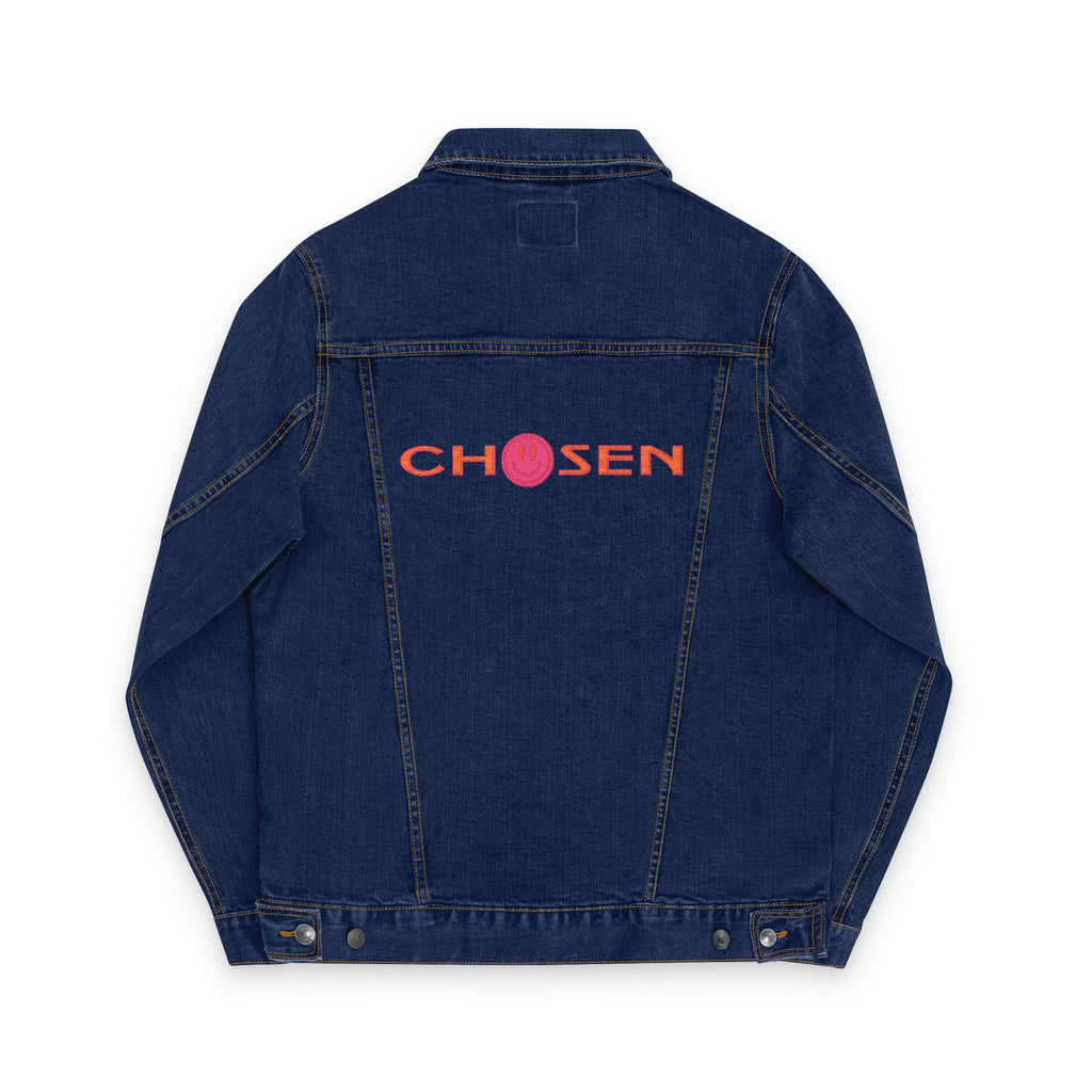 Embroidered Denim Jacket - CHOSEN by GOD