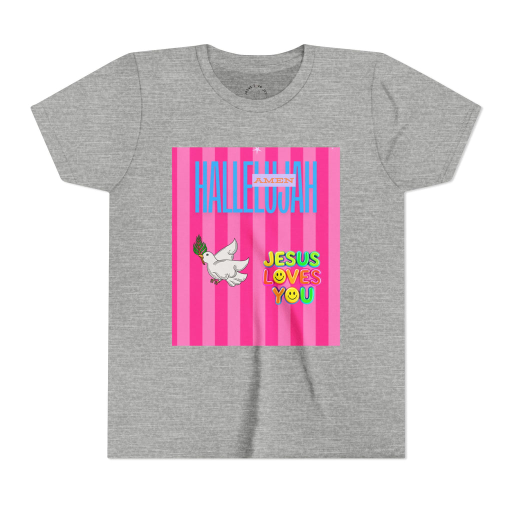 Youth Short Sleeve Tee - 'Amen'  Typography Shirt