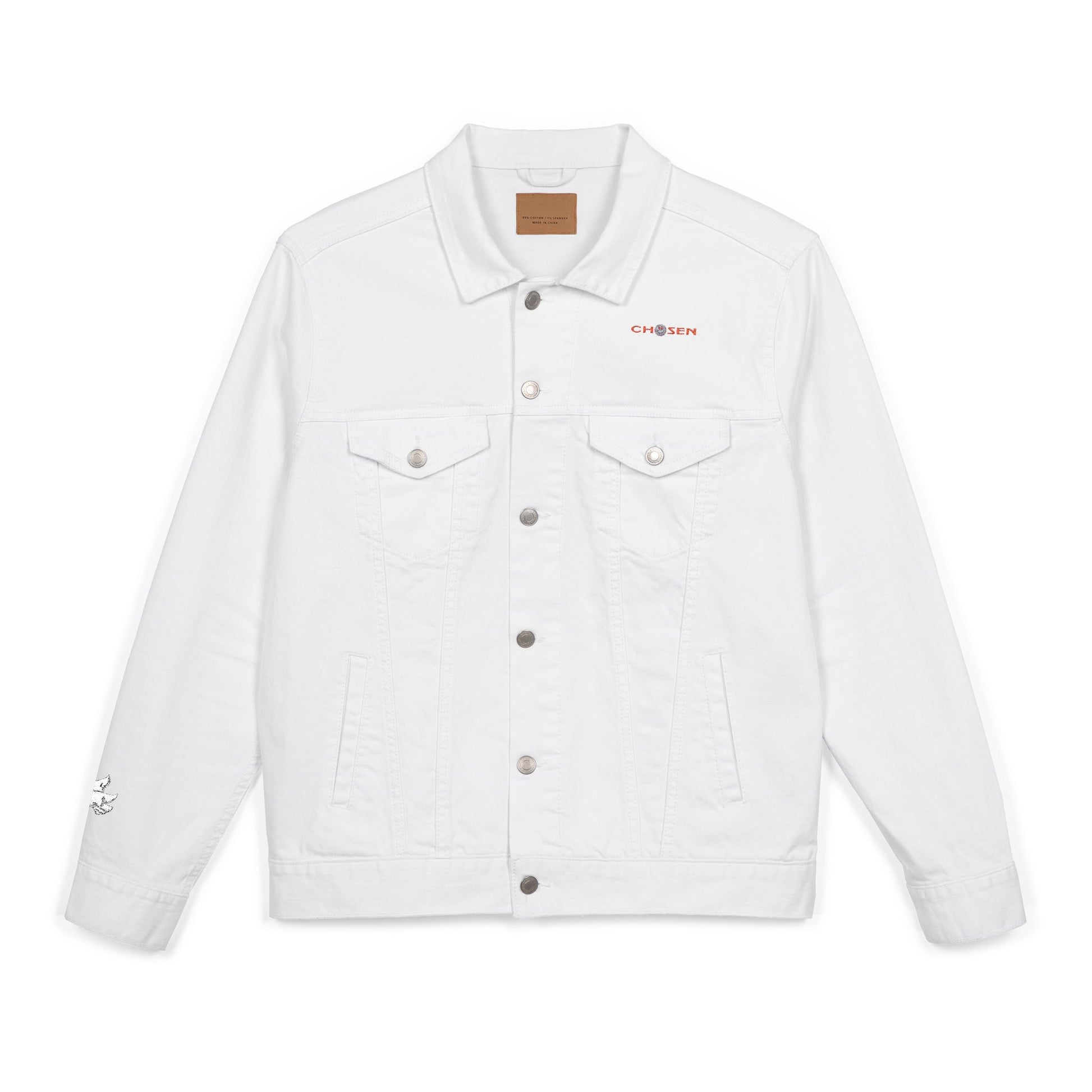 Embroidered Denim Jacket - CHOSEN by GOD