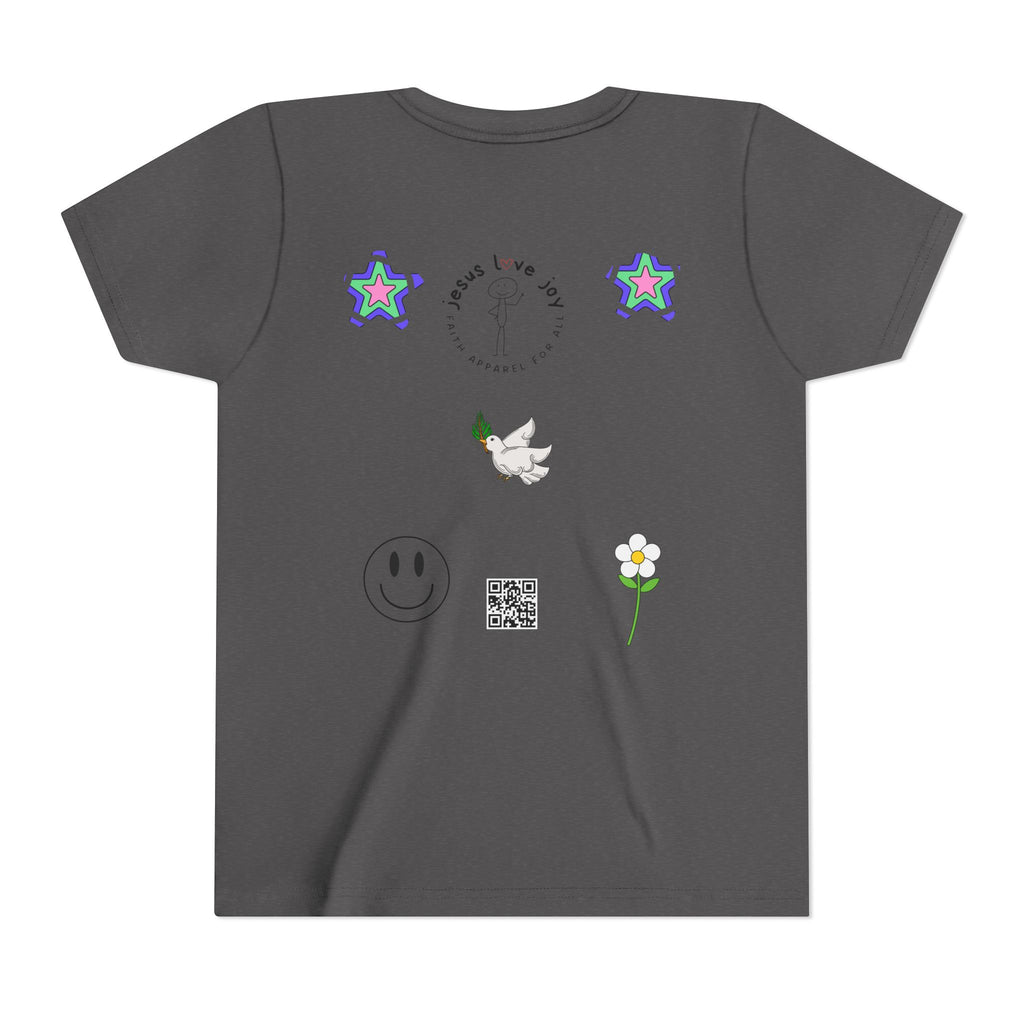 Youth Short Sleeve Tee - 'Amen'  Typography Shirt