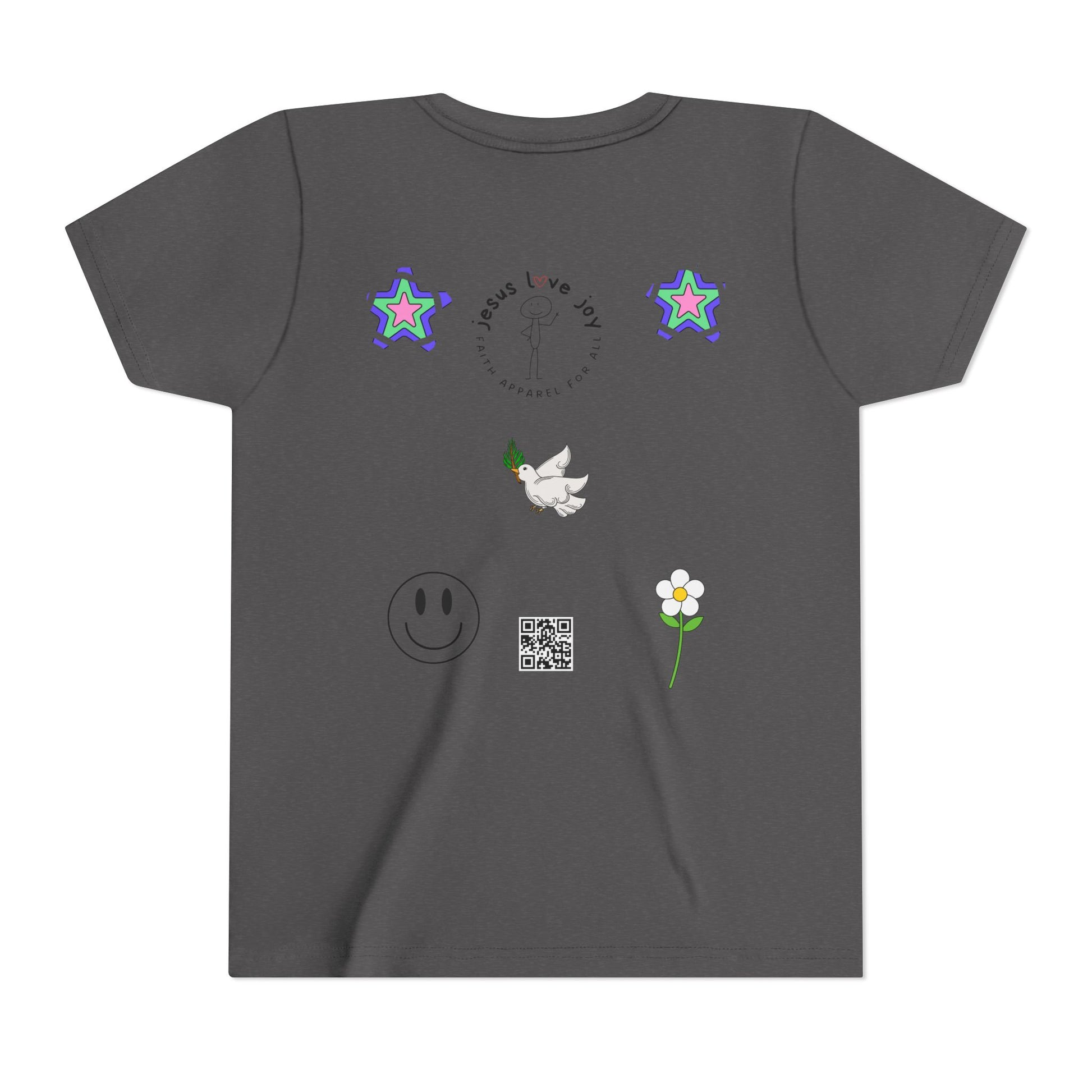 Youth Short Sleeve Tee - 'Amen'  Typography Shirt
