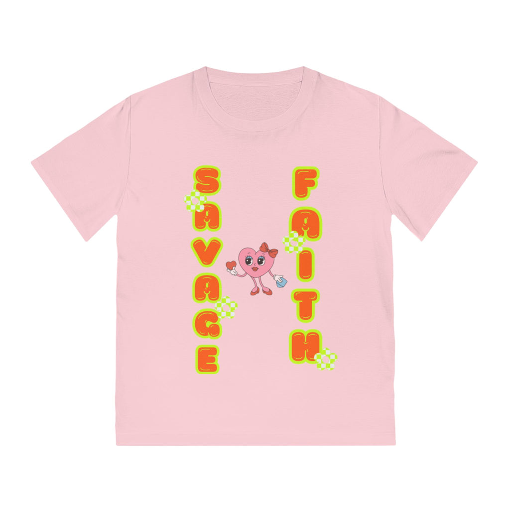 T-Shirt with 'Savage Faith in God' Design