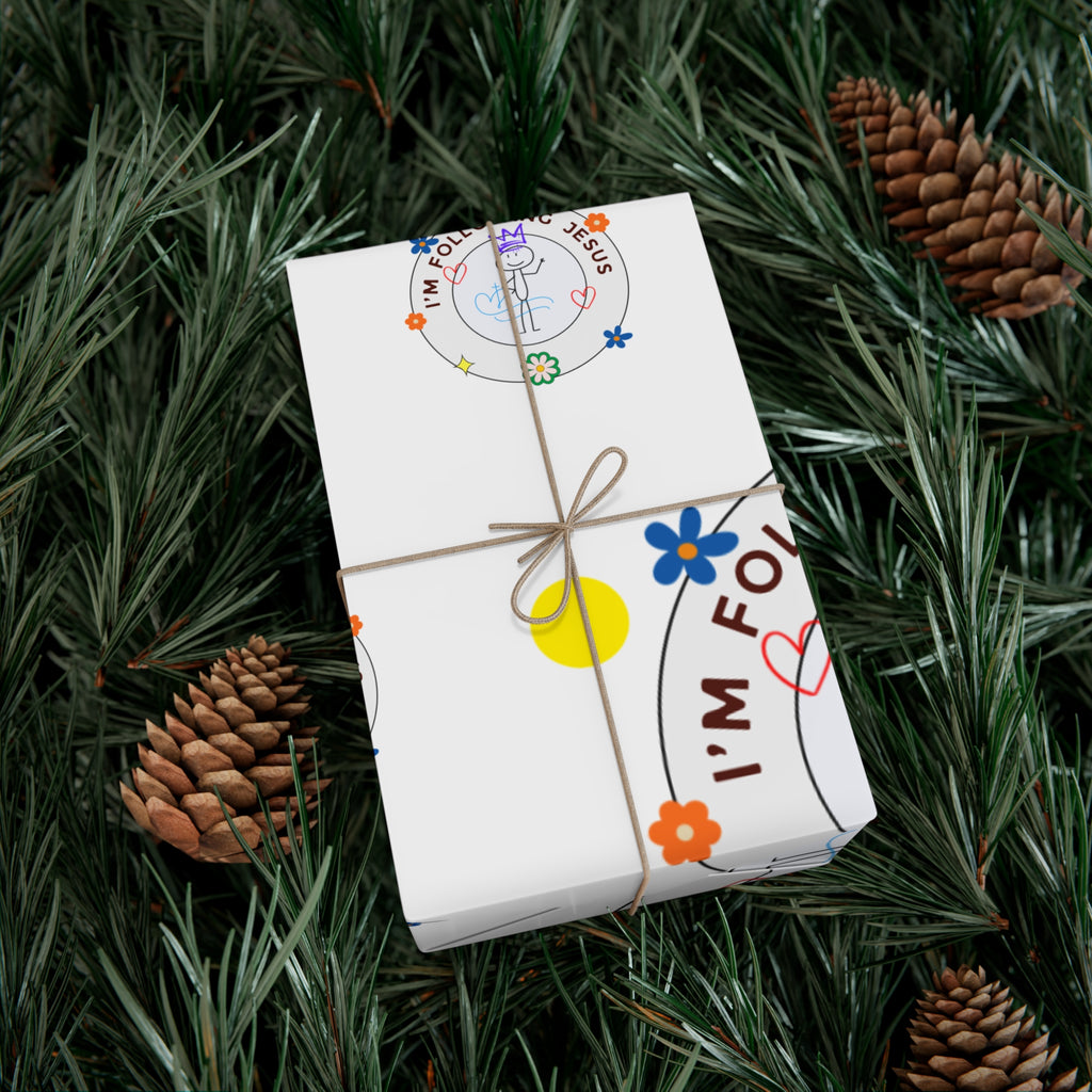 I’M FOLLOWING JESUS Gift Wrap Papers