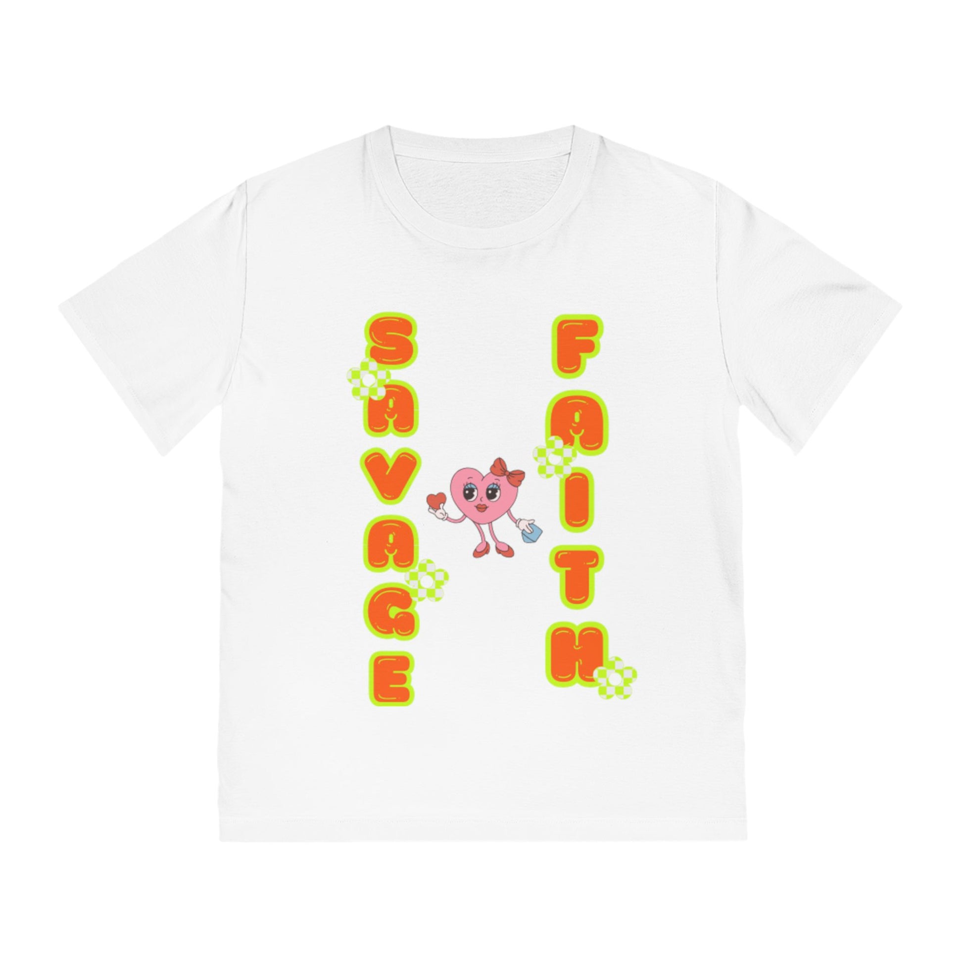 T-Shirt with 'Savage Faith in God' Design