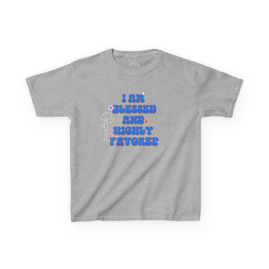 Kids Tee - Blessed Heavy Cotton Shirt for the Little Ones