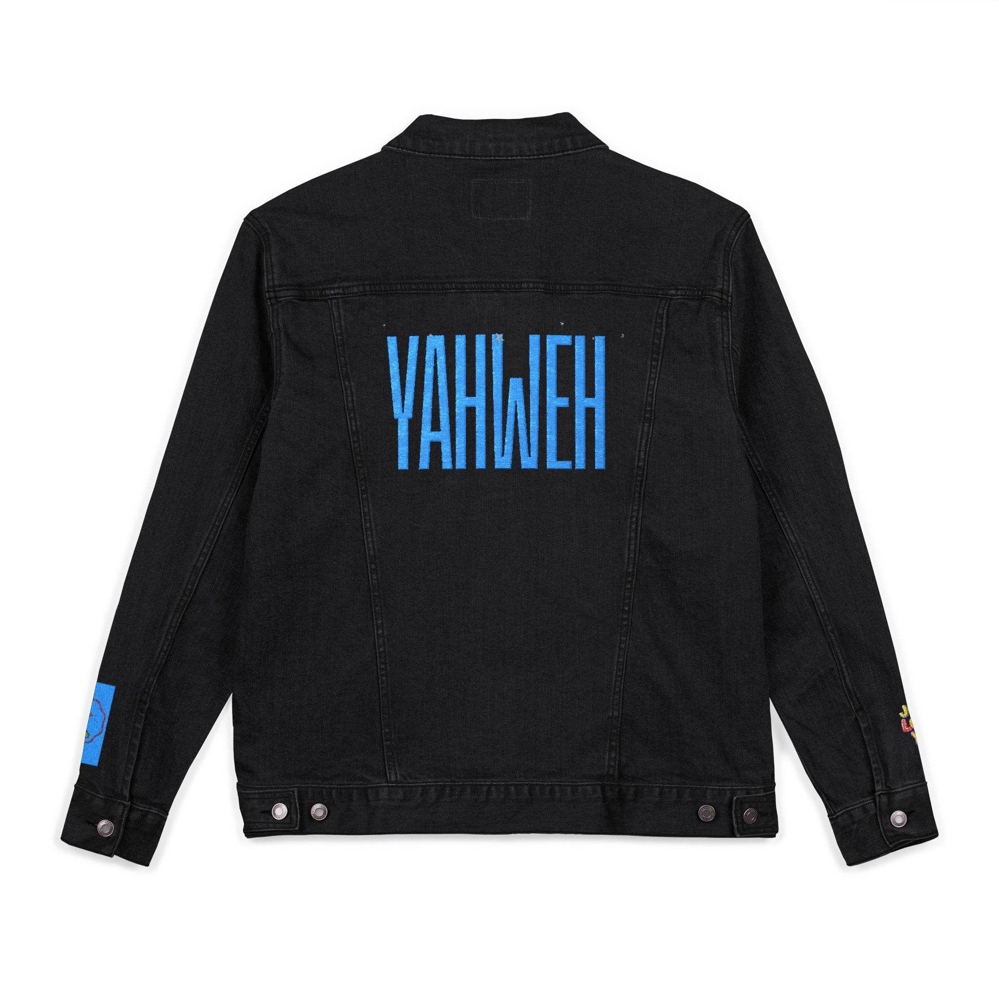 Embroidered Denim Jacket - YAHWEH Design