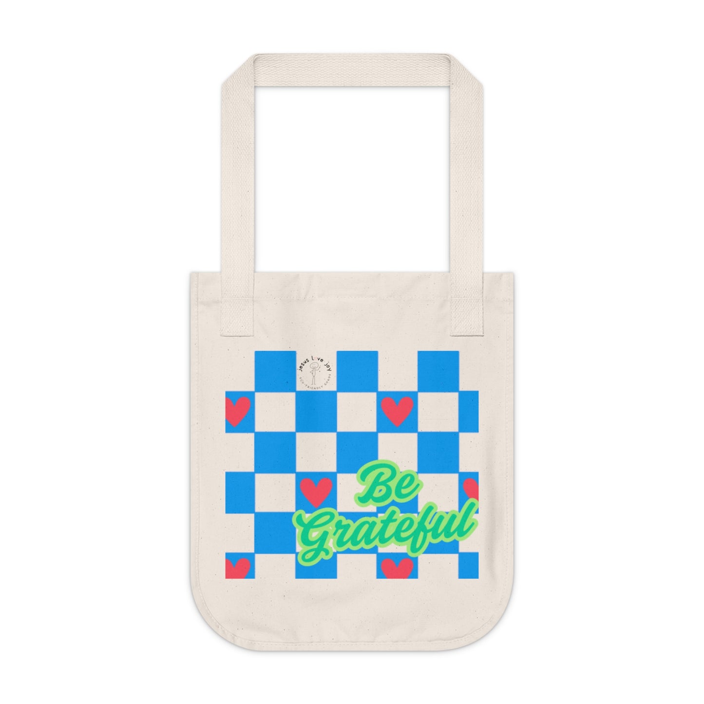 Canvas Tote Bag - Be Grateful Design