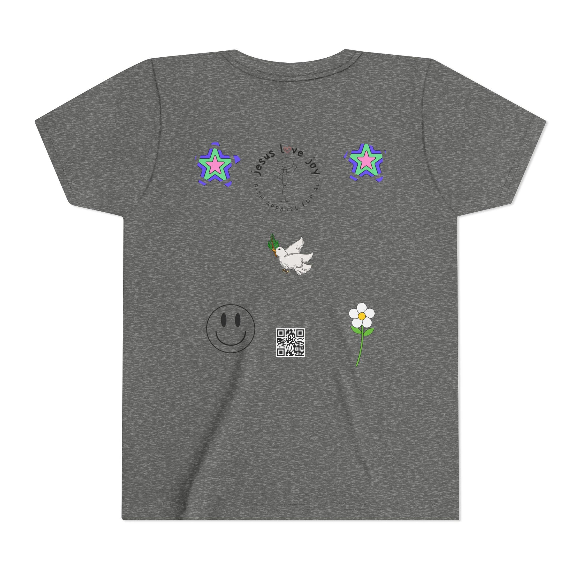 Youth Short Sleeve Tee - 'Amen'  Typography Shirt
