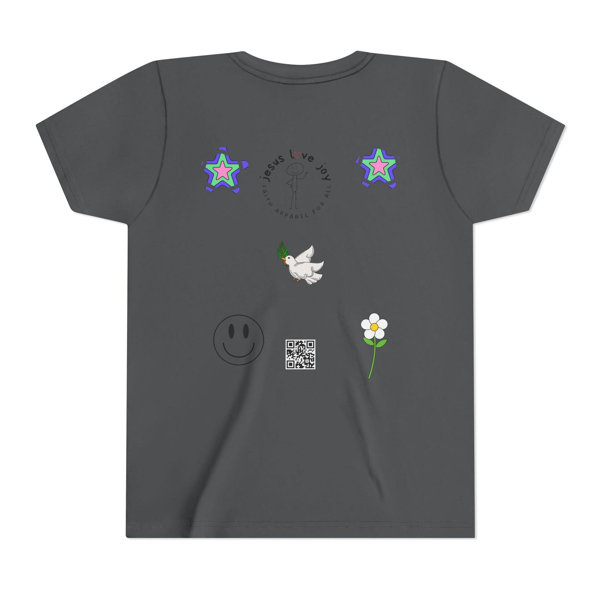 Youth Short Sleeve Tee - 'Amen'  Typography Shirt