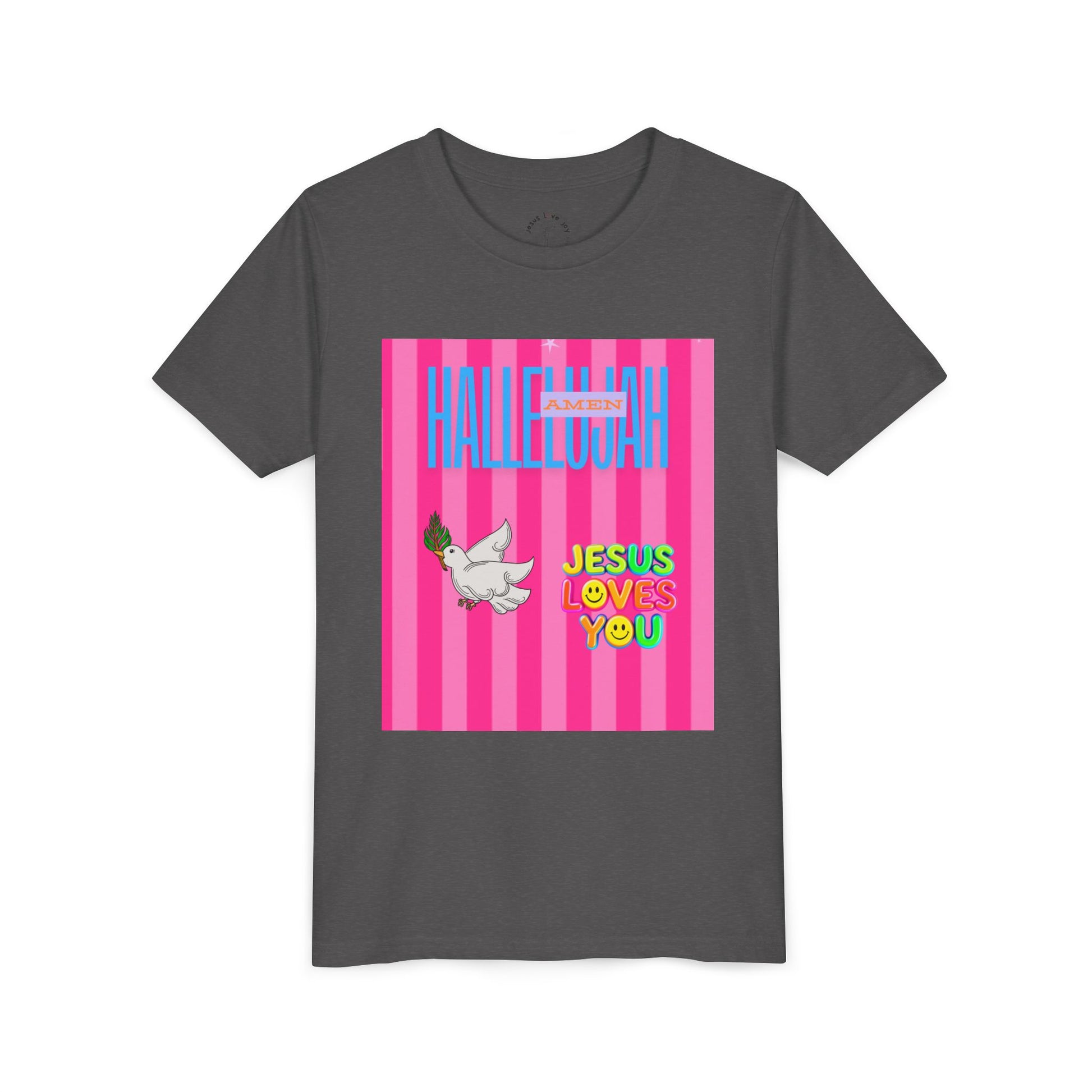 Youth Short Sleeve Tee - 'Amen'  Typography Shirt