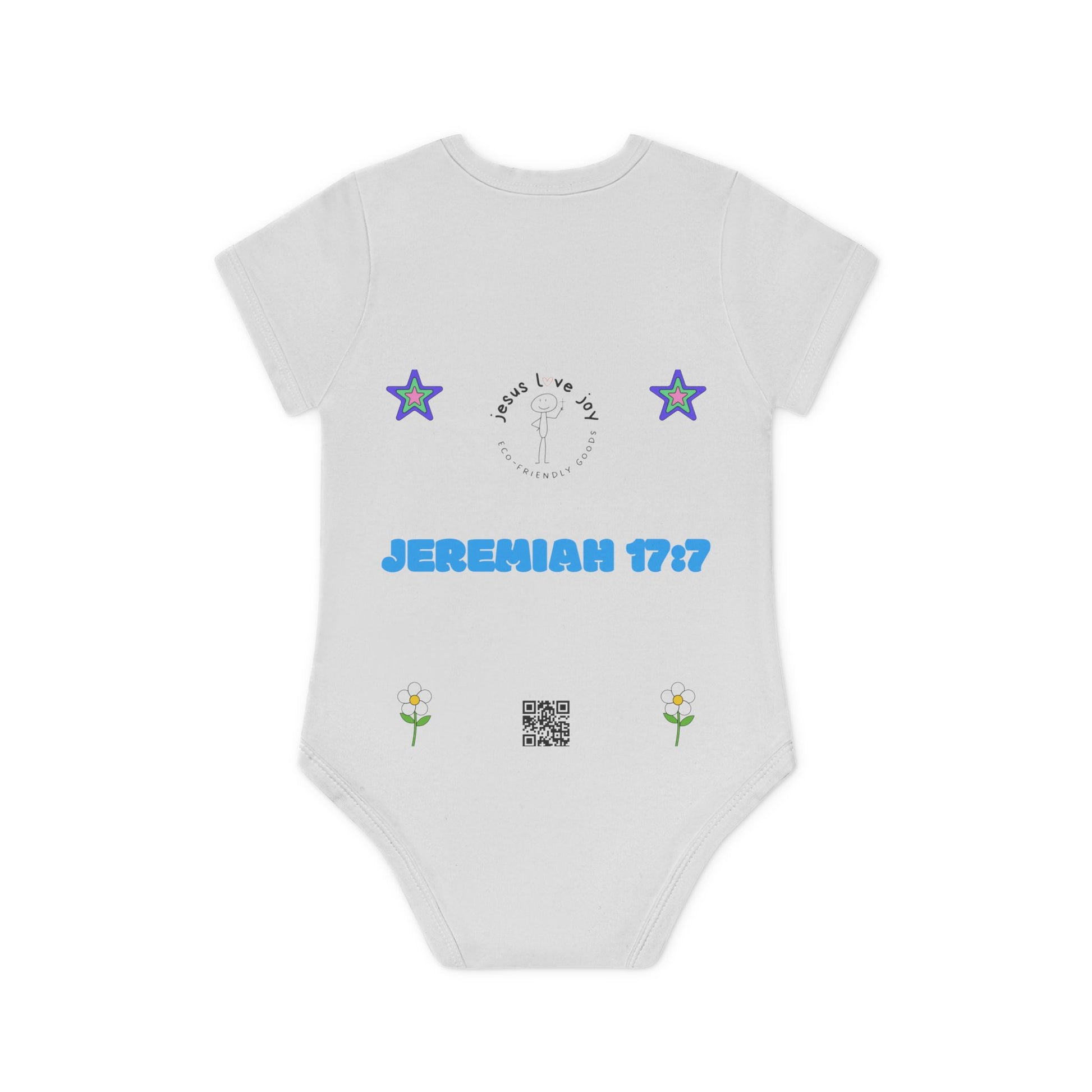 Baby Bodysuit GODFIDENT Organic Short Sleeve