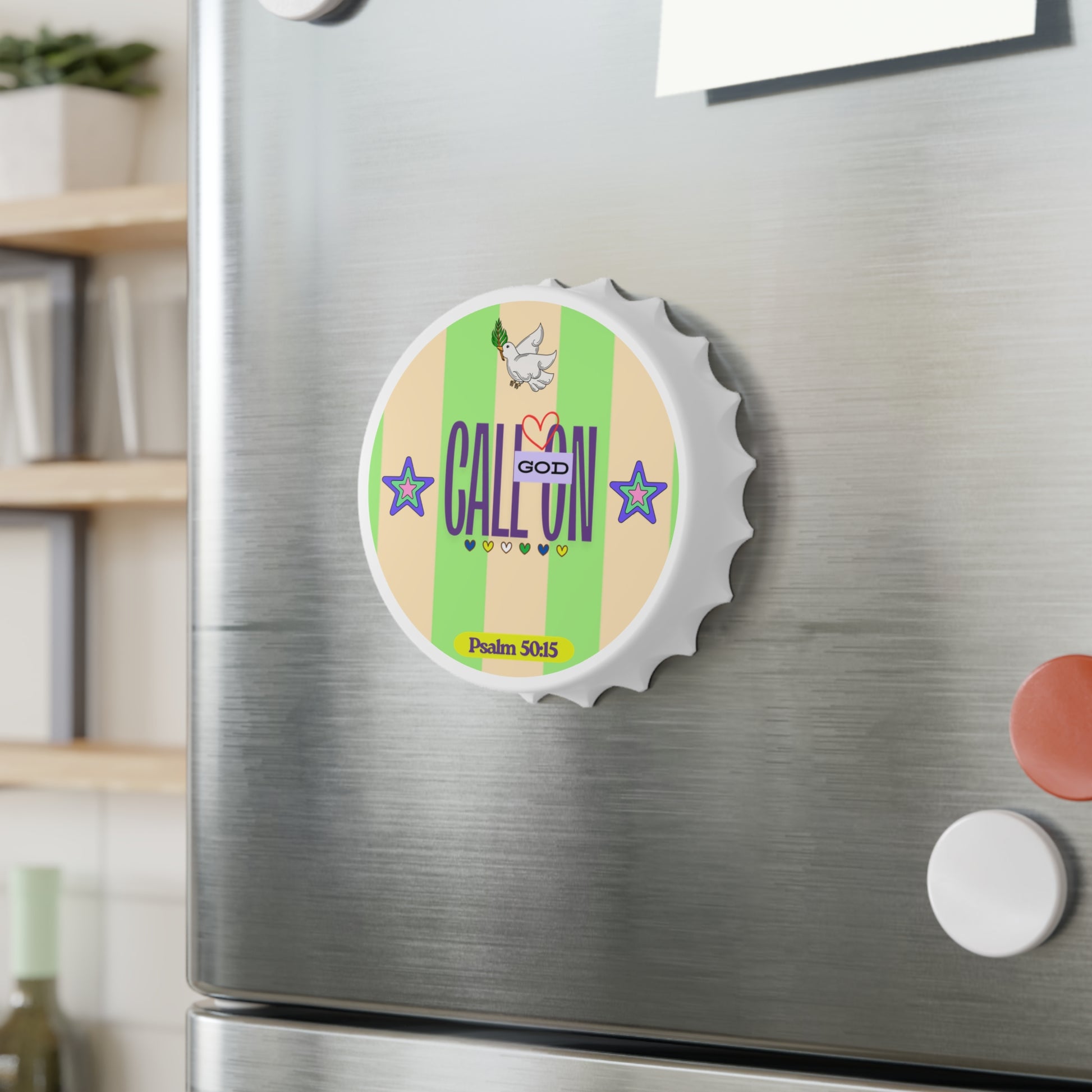 Bottle Opener - Call on God Design