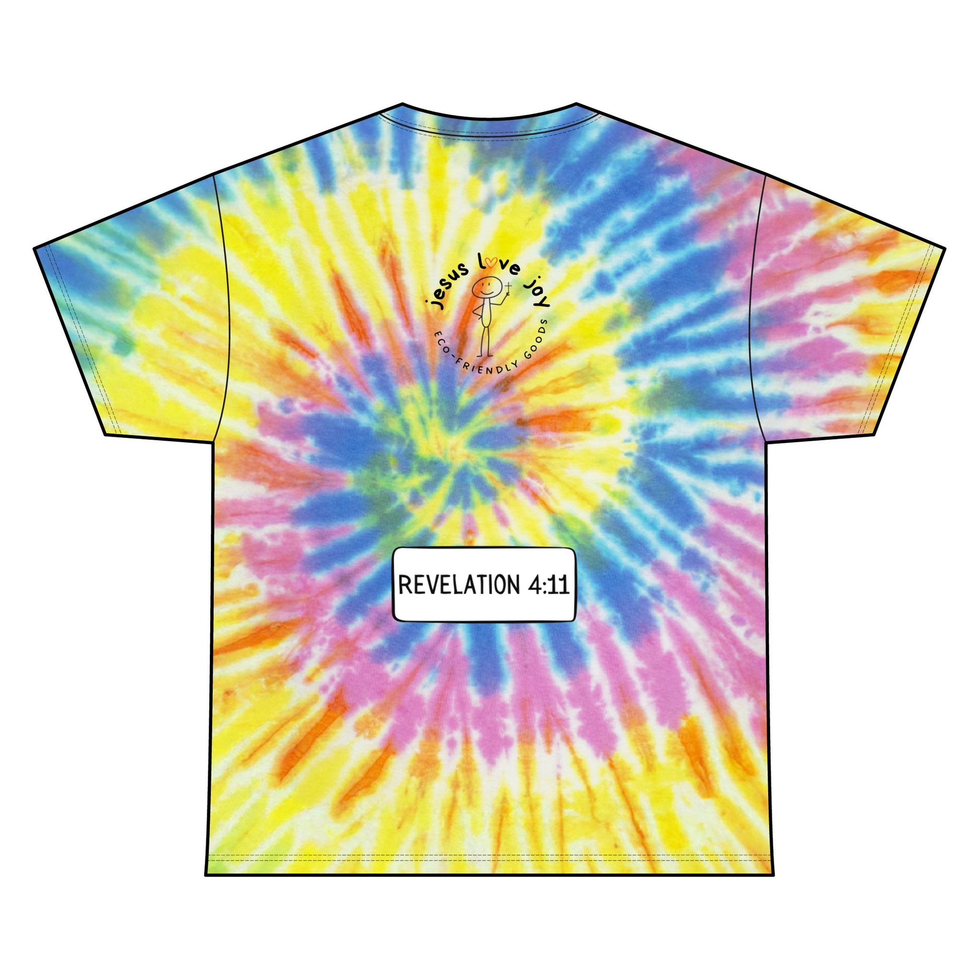 Unisex Tie Dye Cotton Tee