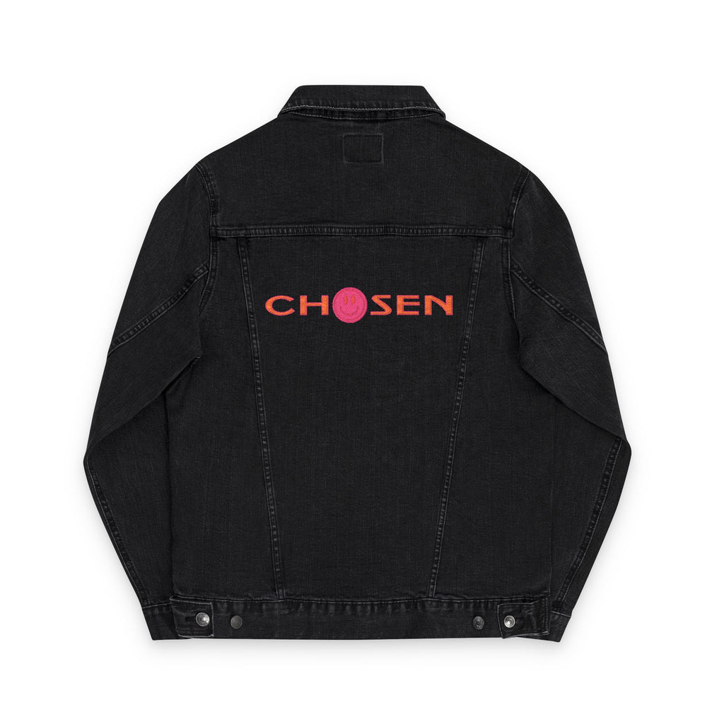 Embroidered Denim Jacket - CHOSEN by GOD