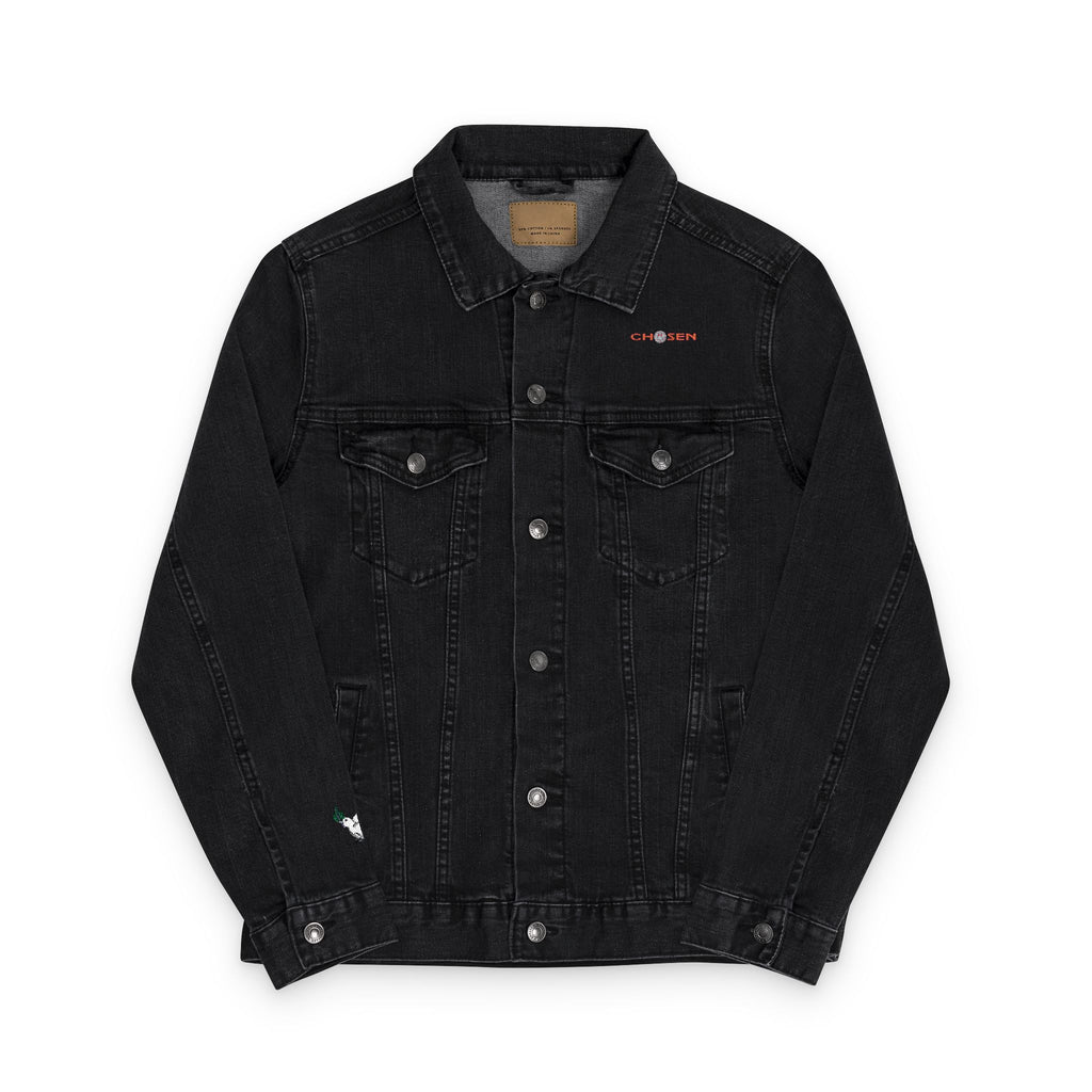 Embroidered Denim Jacket - CHOSEN by GOD