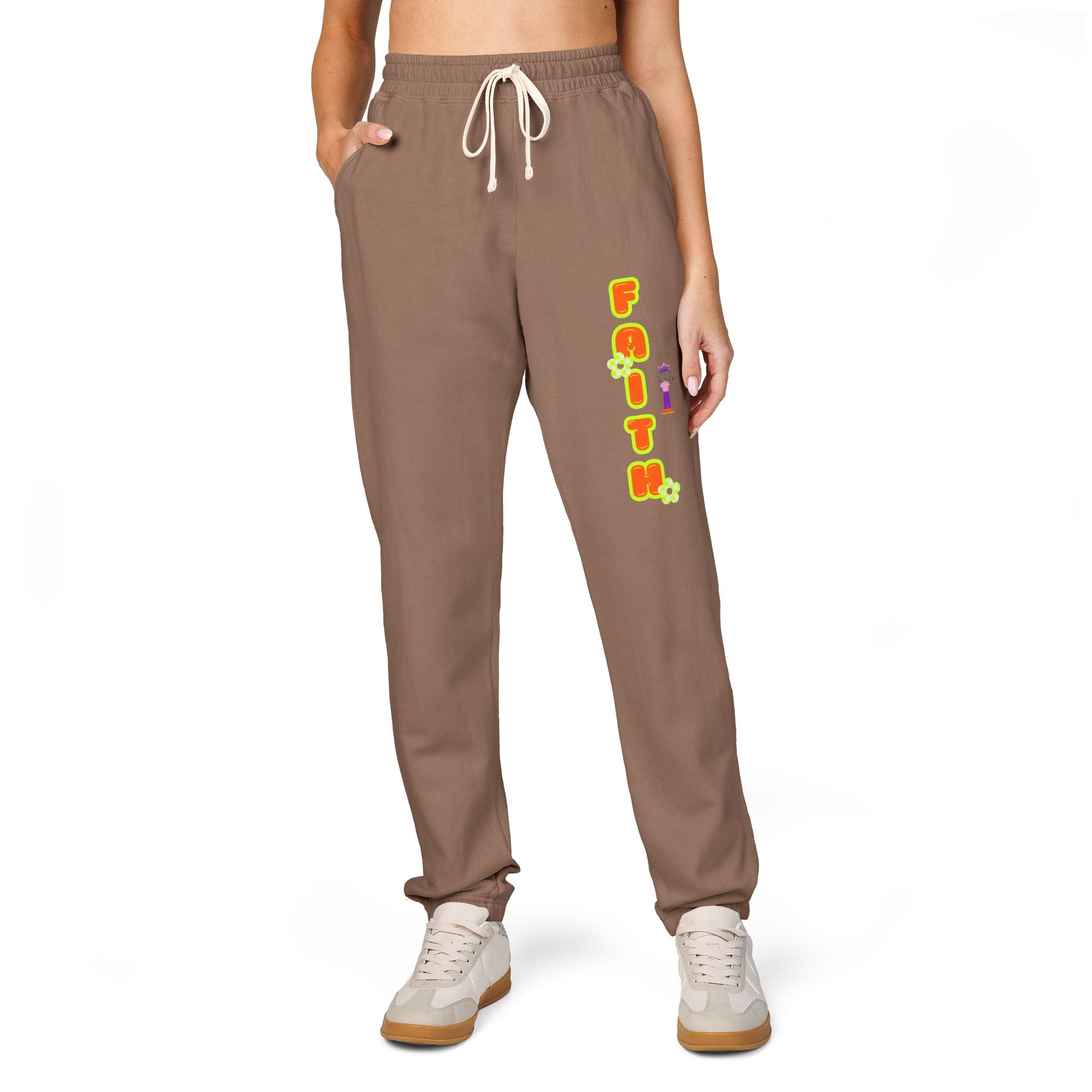 Unisex Garment-Dyed Fleece Sweatpants