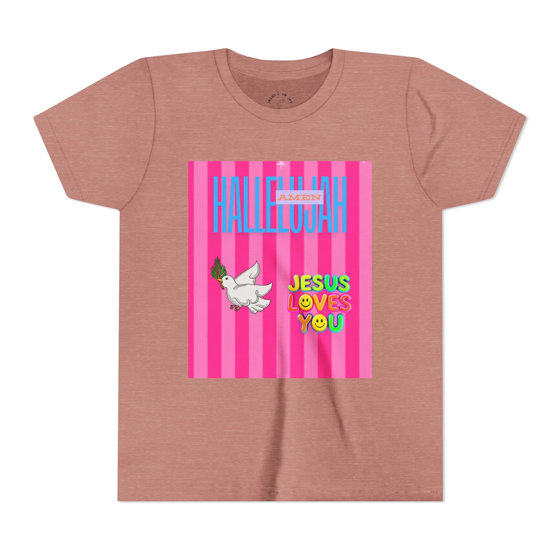Youth Short Sleeve Tee - 'Amen'  Typography Shirt
