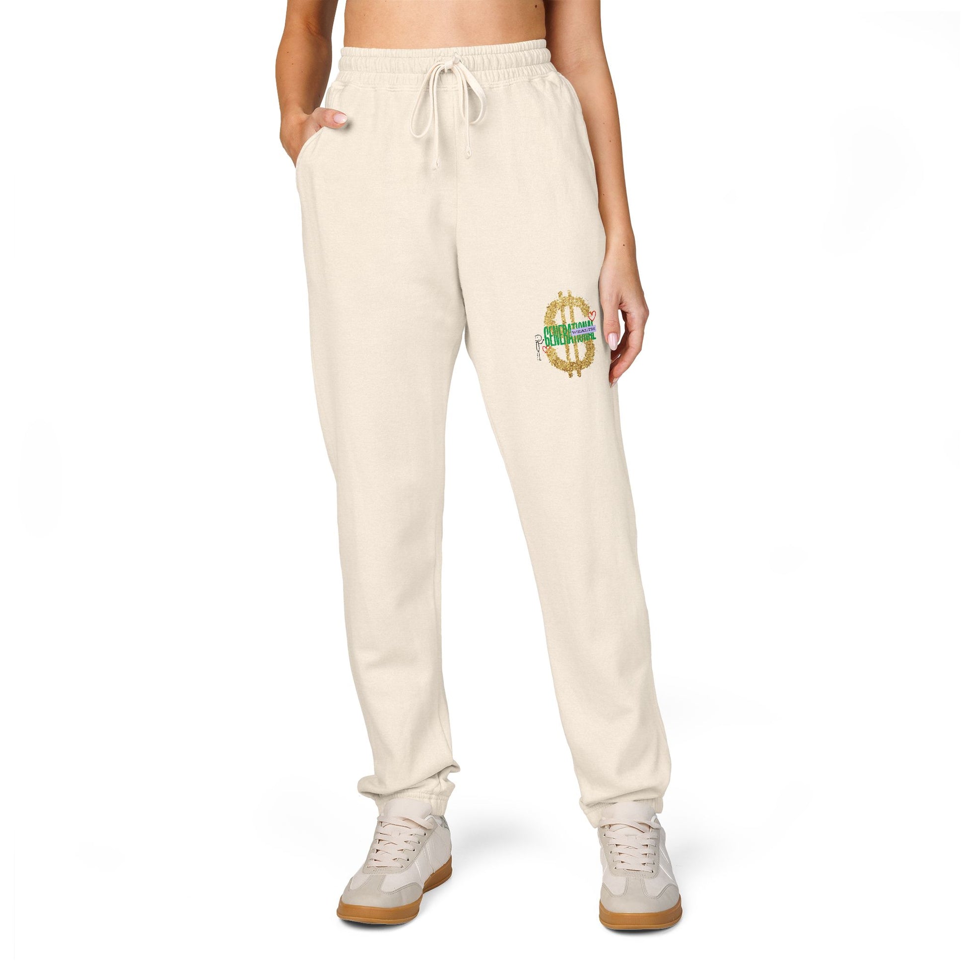 Fleece Sweatpants - Generational Wealth Inspirational Design