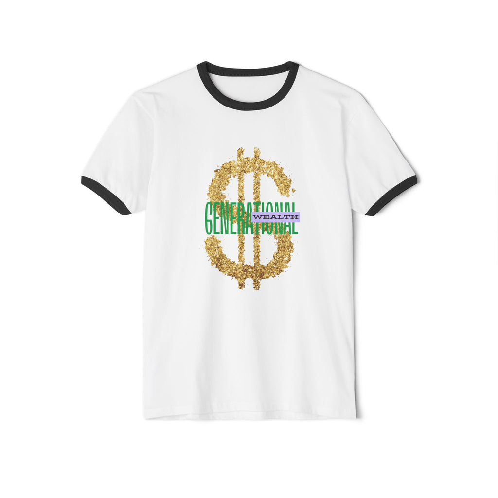 Ringer T-Shirt Generational Wealth Graphic Tee