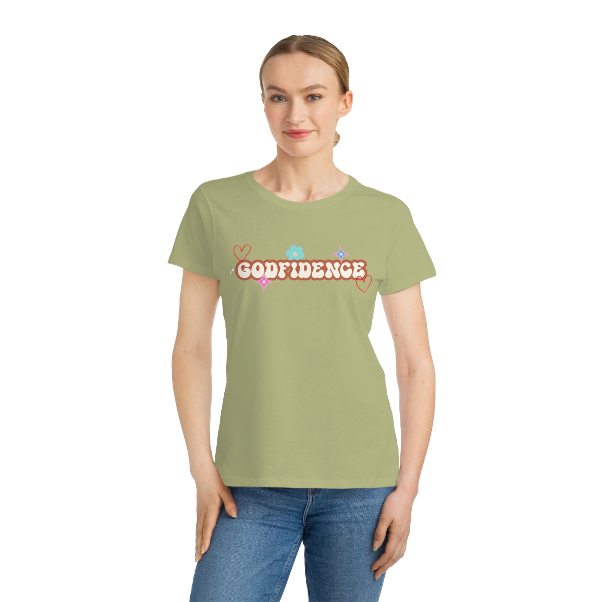 Women's T-Shirt with GODFIDENCE Design