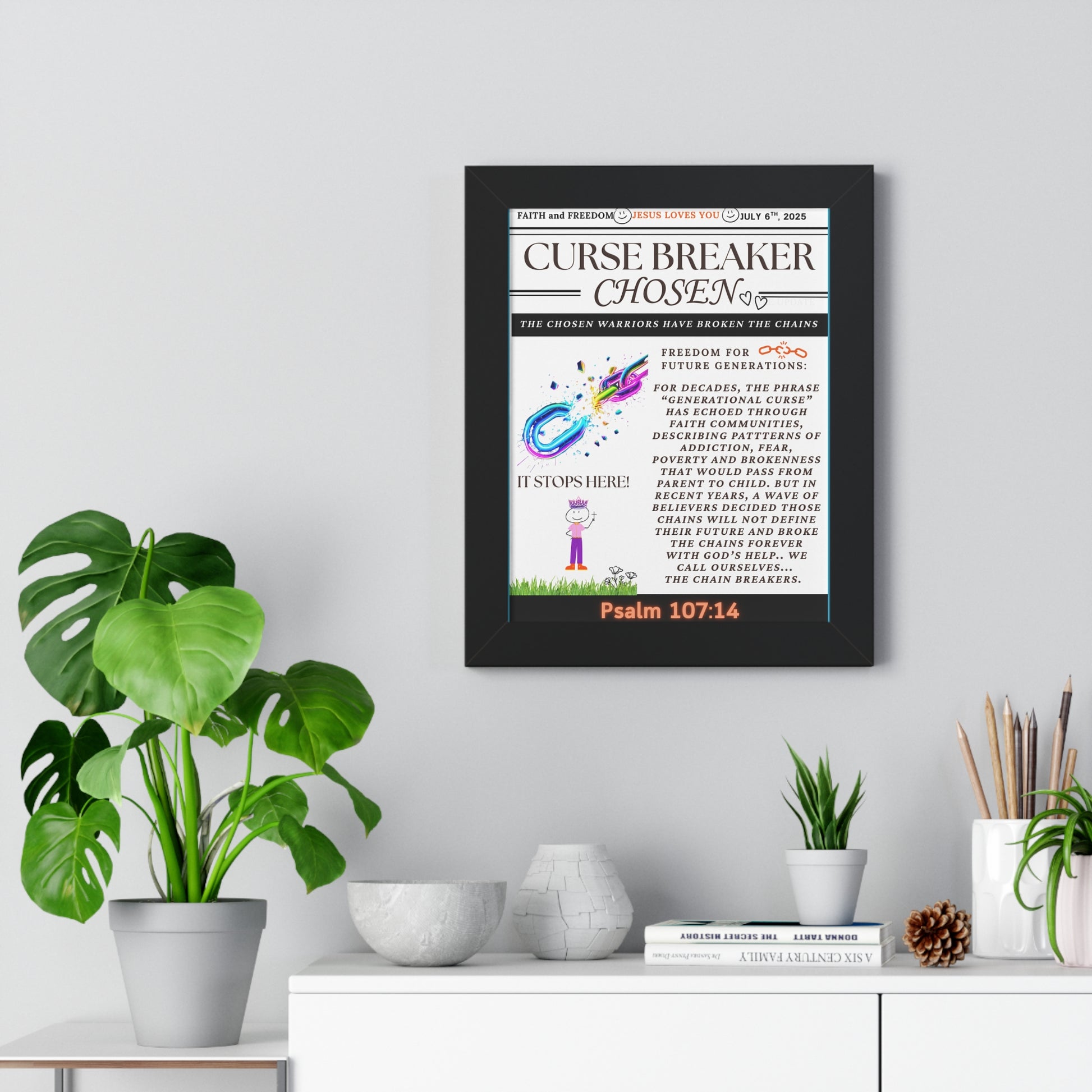 Vertical Poster Curse Breaker Print