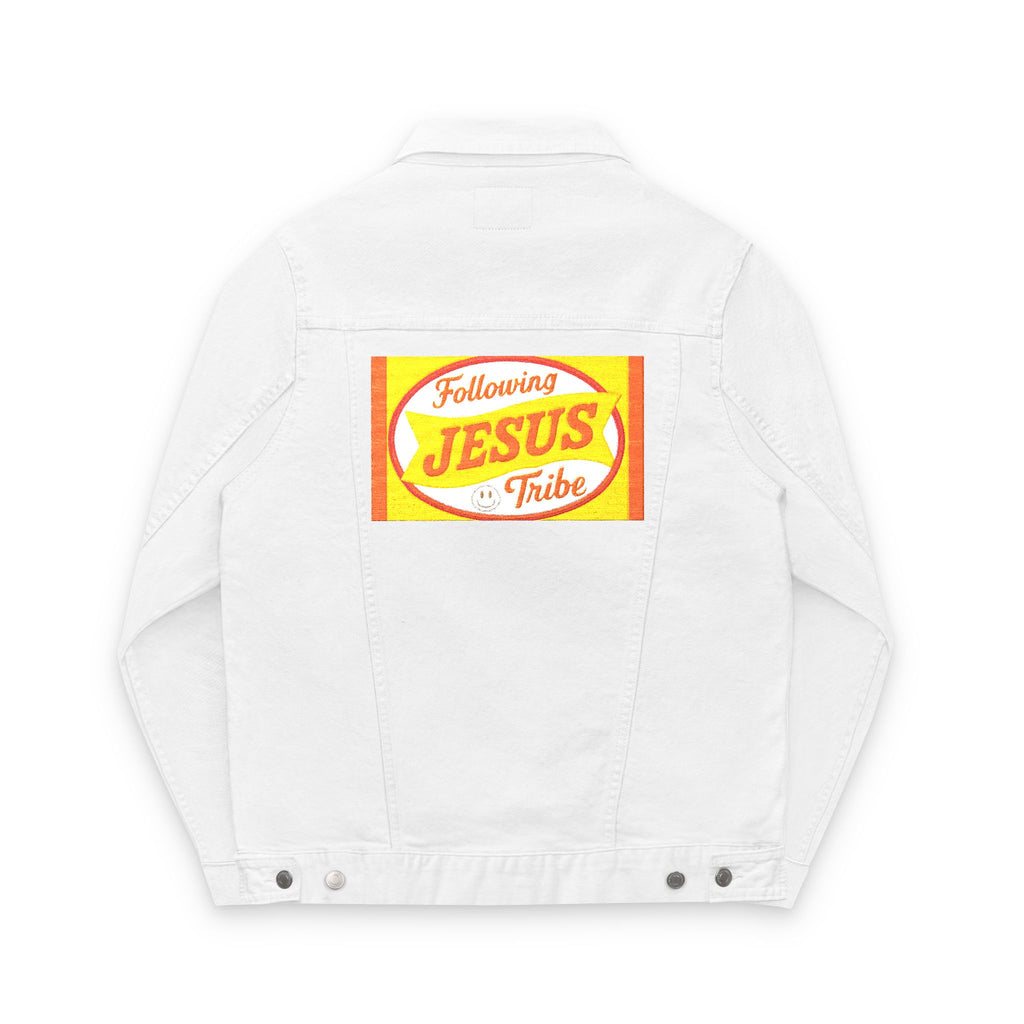 Embroidered Denim Jacket - following JESUS Tribe