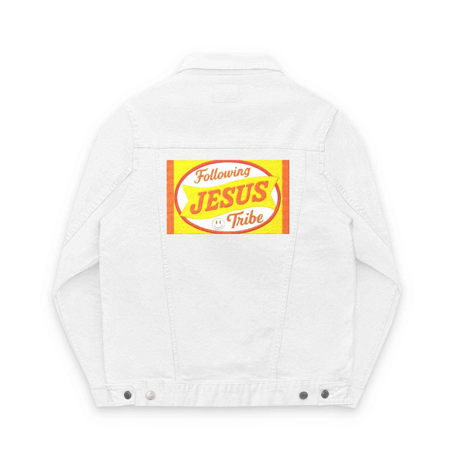 Embroidered Denim Jacket - following JESUS Tribe