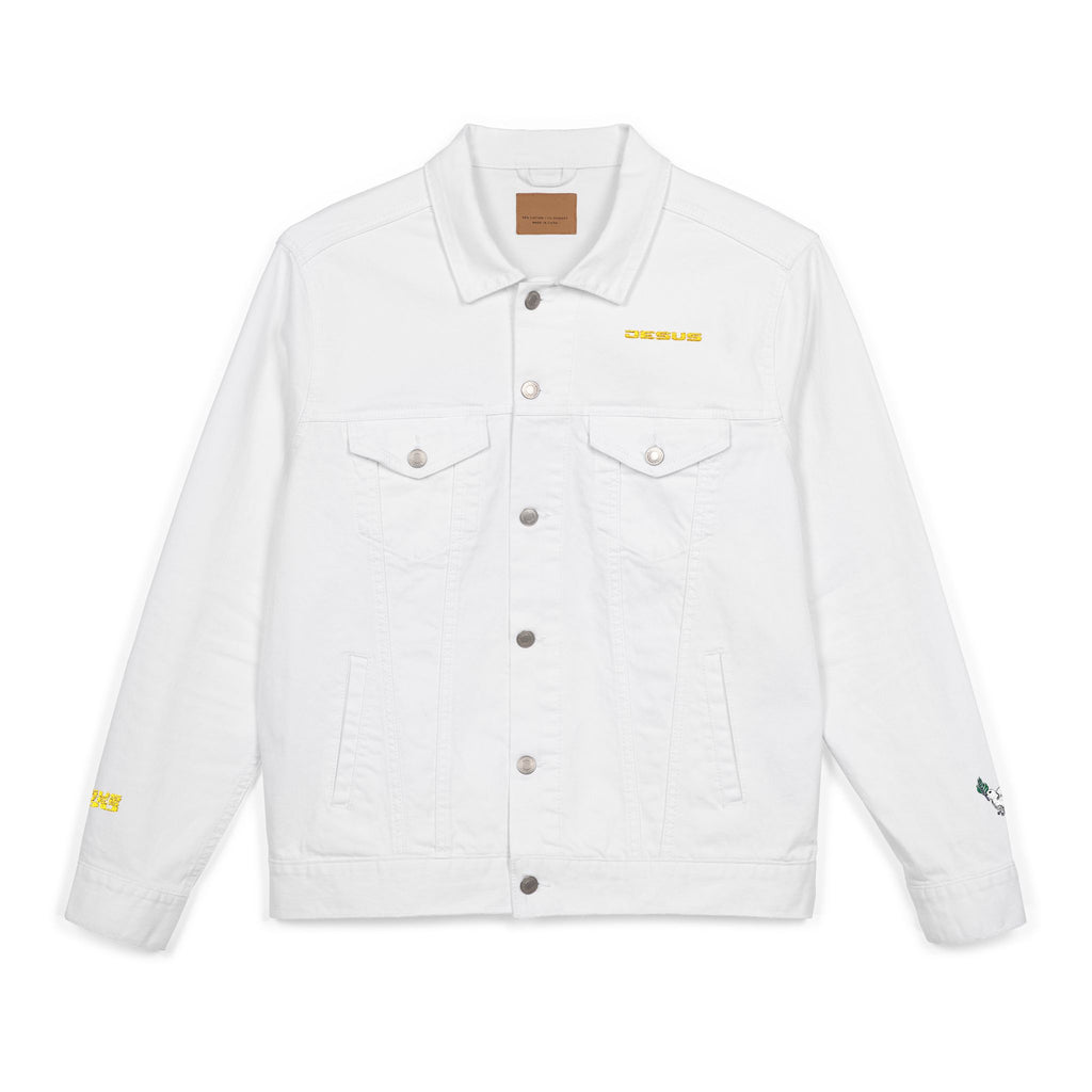 Embroidered Denim Jacket - following JESUS Tribe